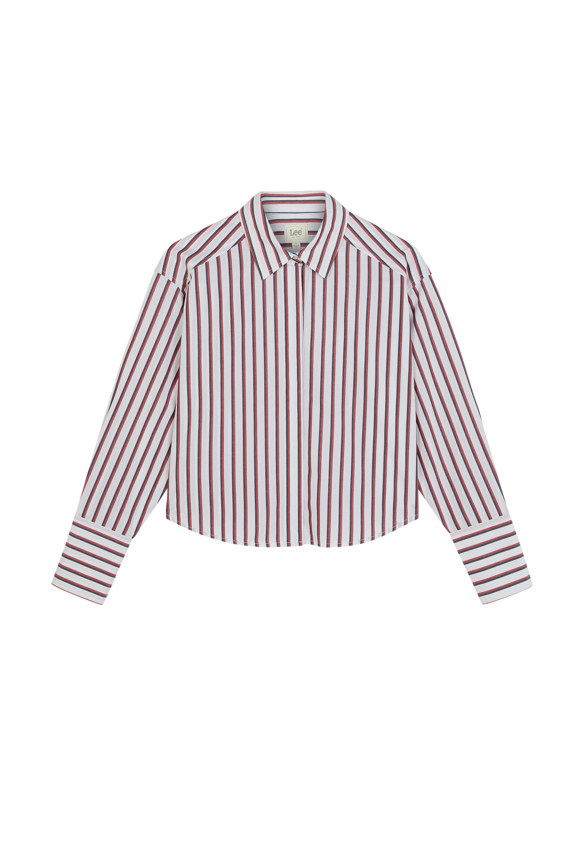Hemd Cuffed in Samba Stripe