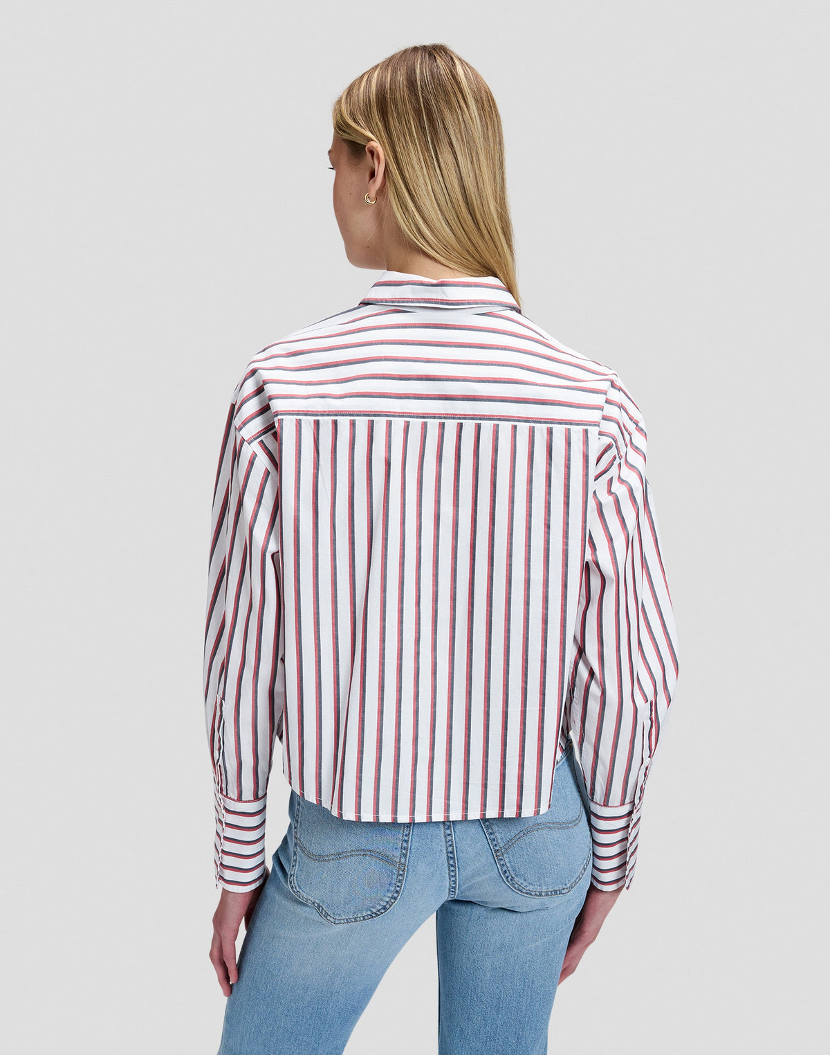 Hemd Cuffed in Samba Stripe