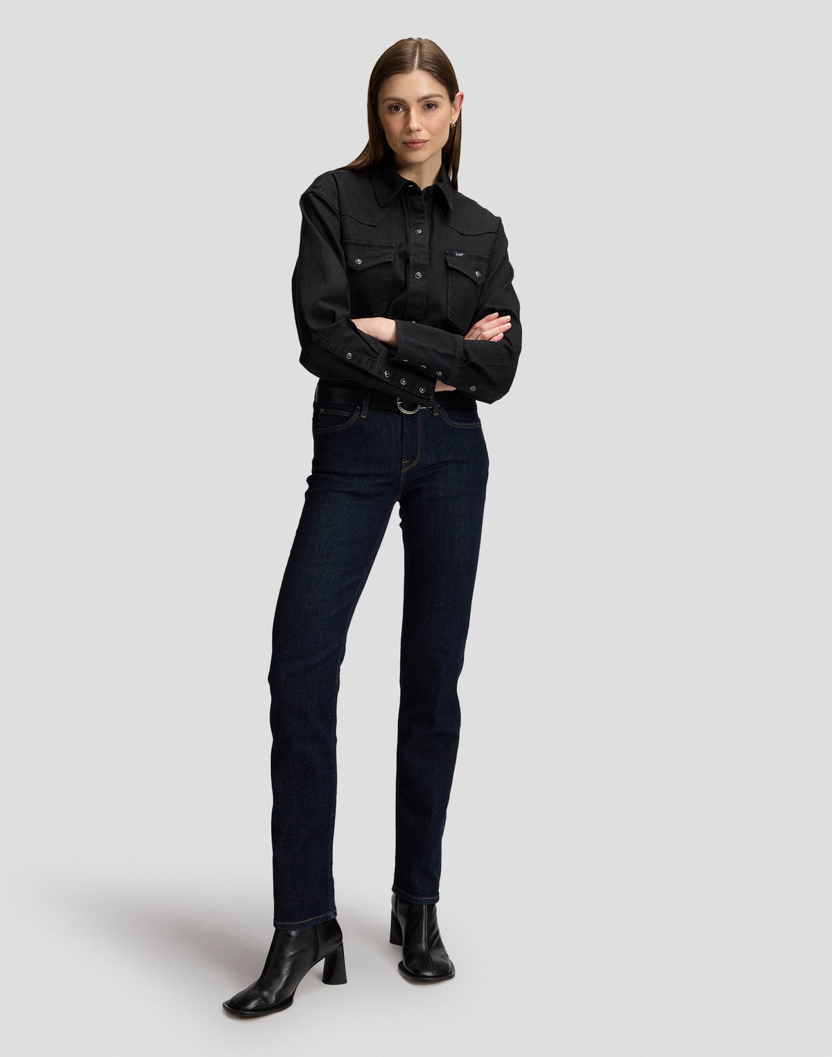Hemd Essential Western in Dark Volume