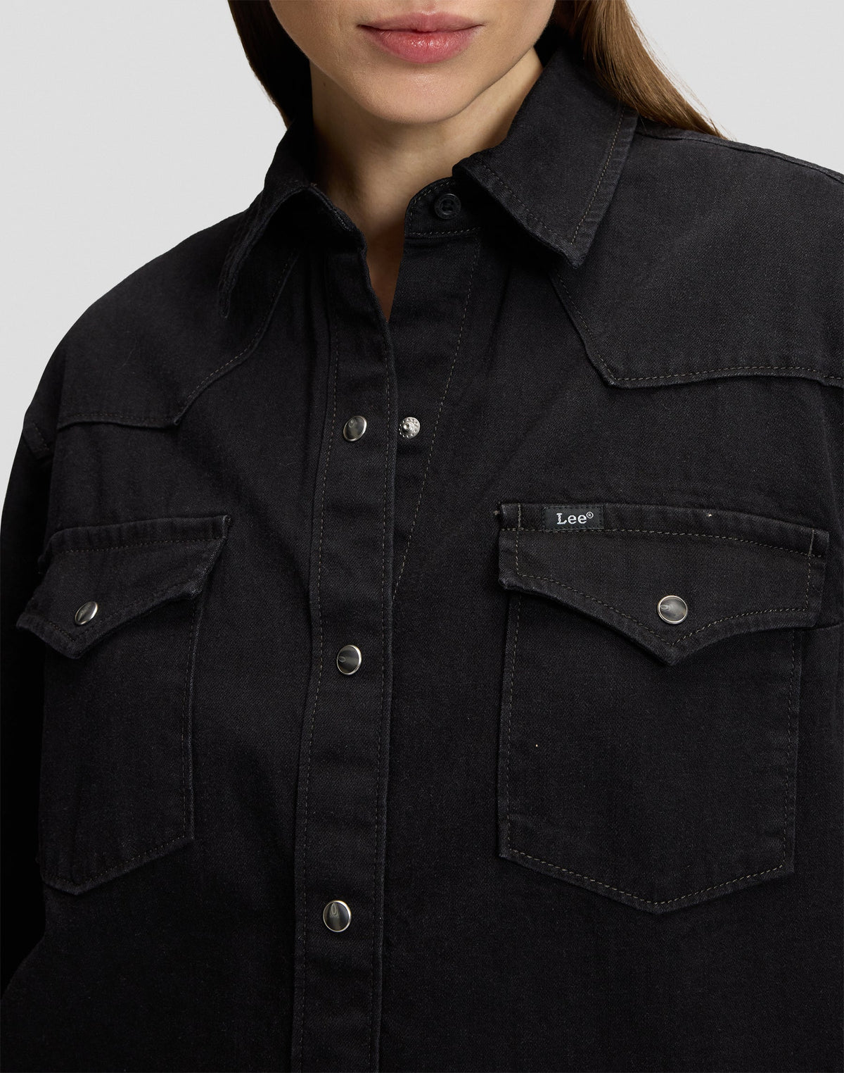 Hemd Essential Western in Dark Volume