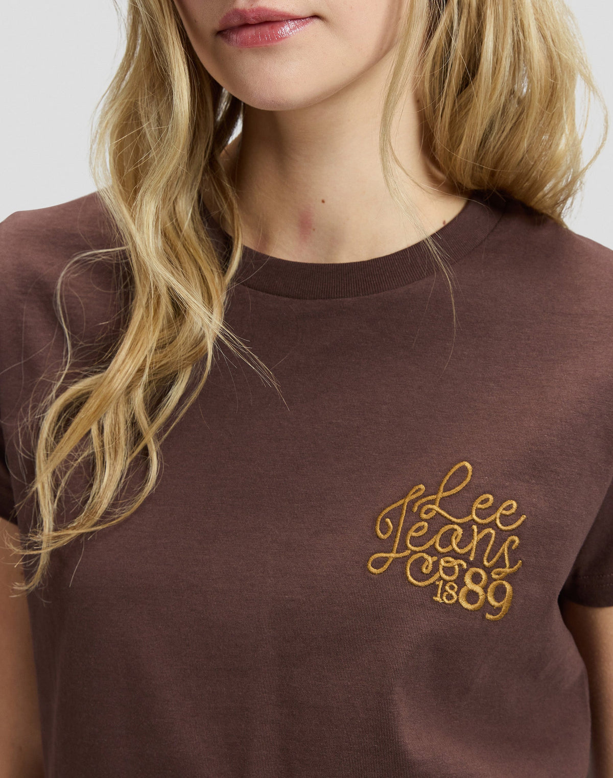 T-Shirt Lee 89 in Shaved Chocolate