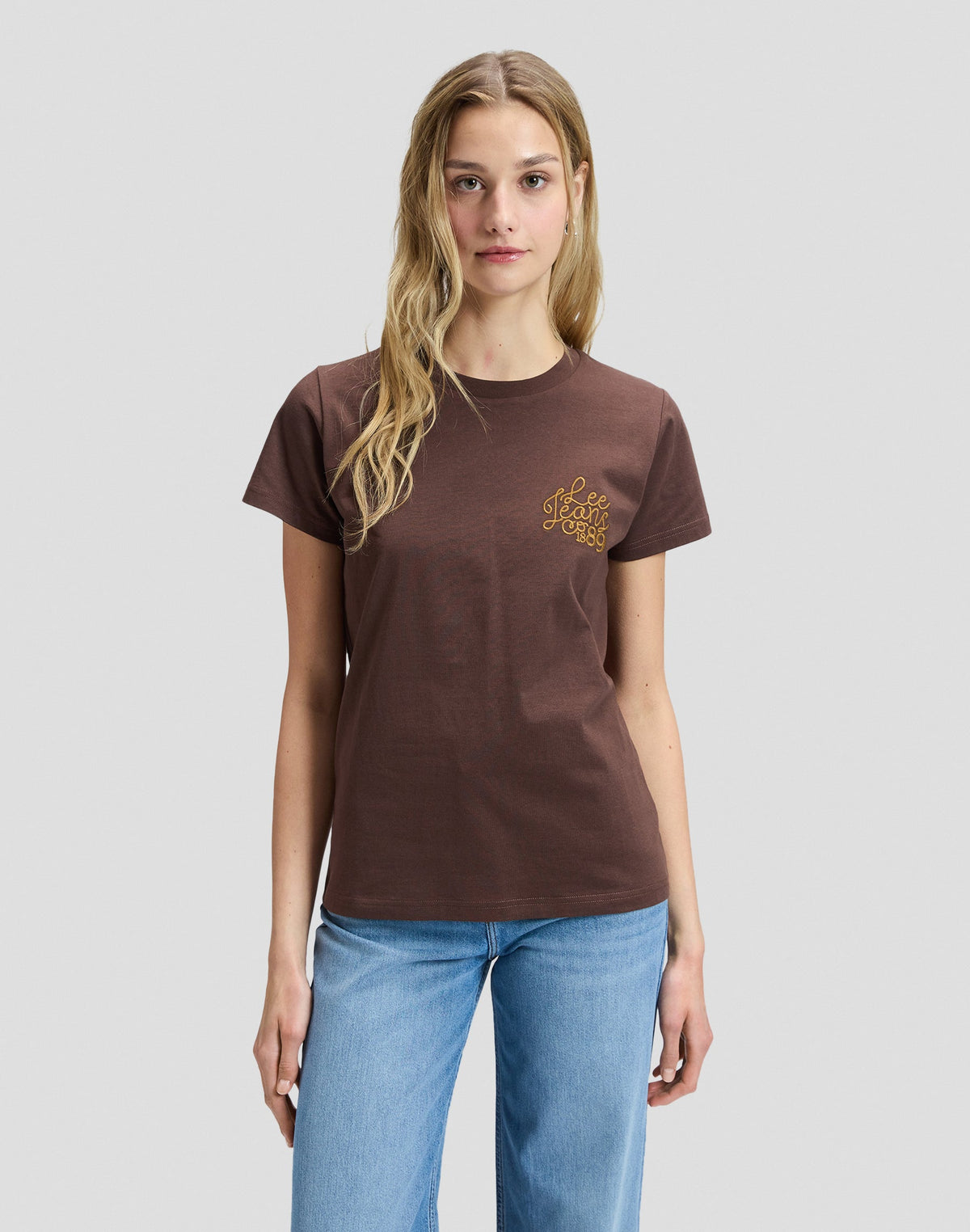 T-Shirt Lee 89 in Shaved Chocolate