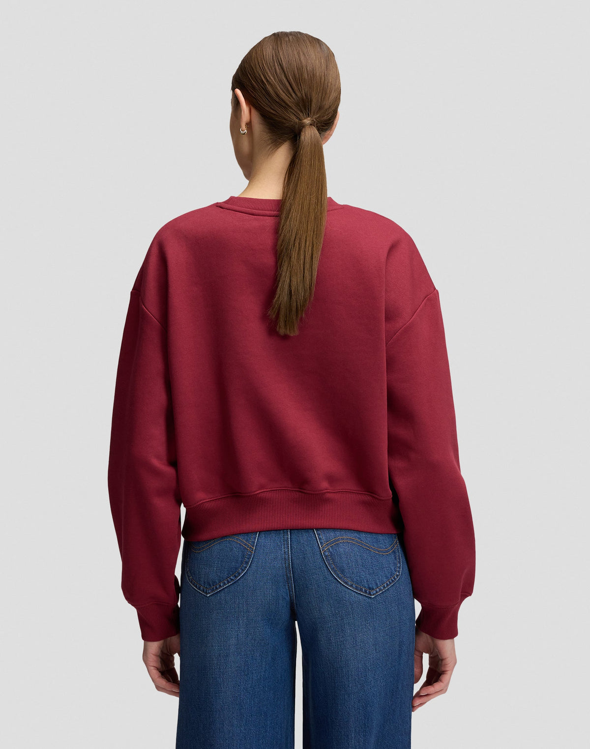 Sweatshirt Core in Tibetan Red