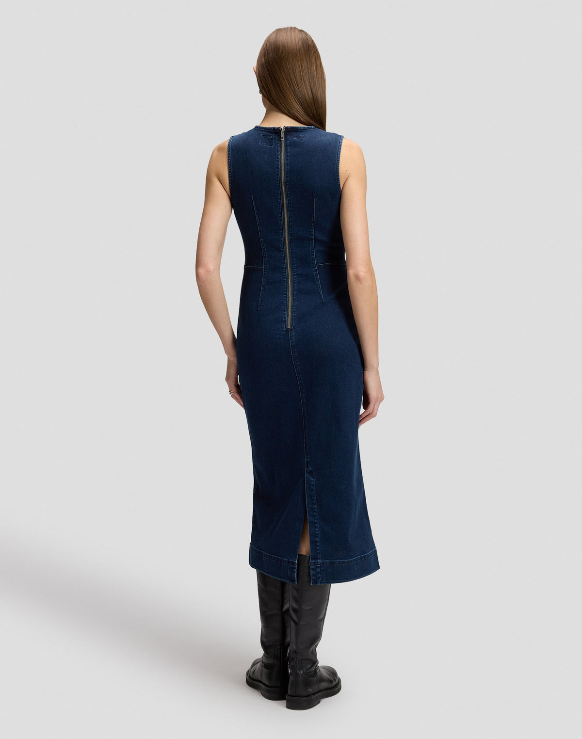 Jeanskleid Shaped Long in Lee Hearts