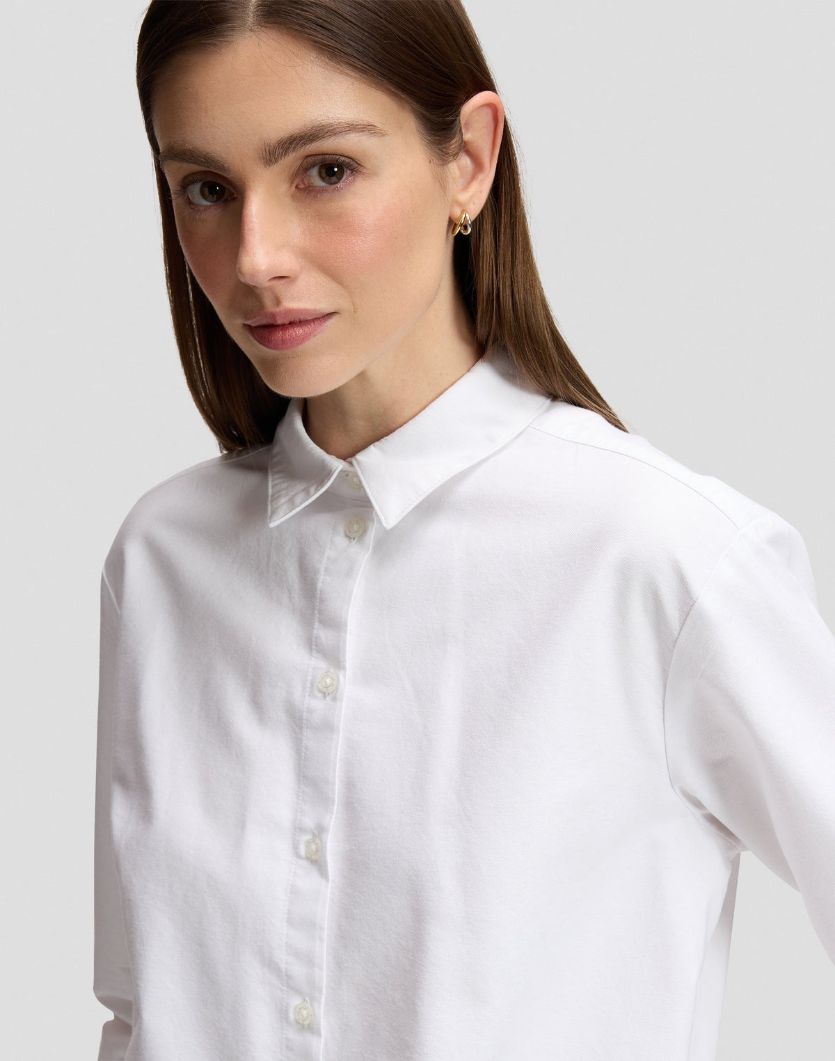 Hemd Boyfriends in Bright White