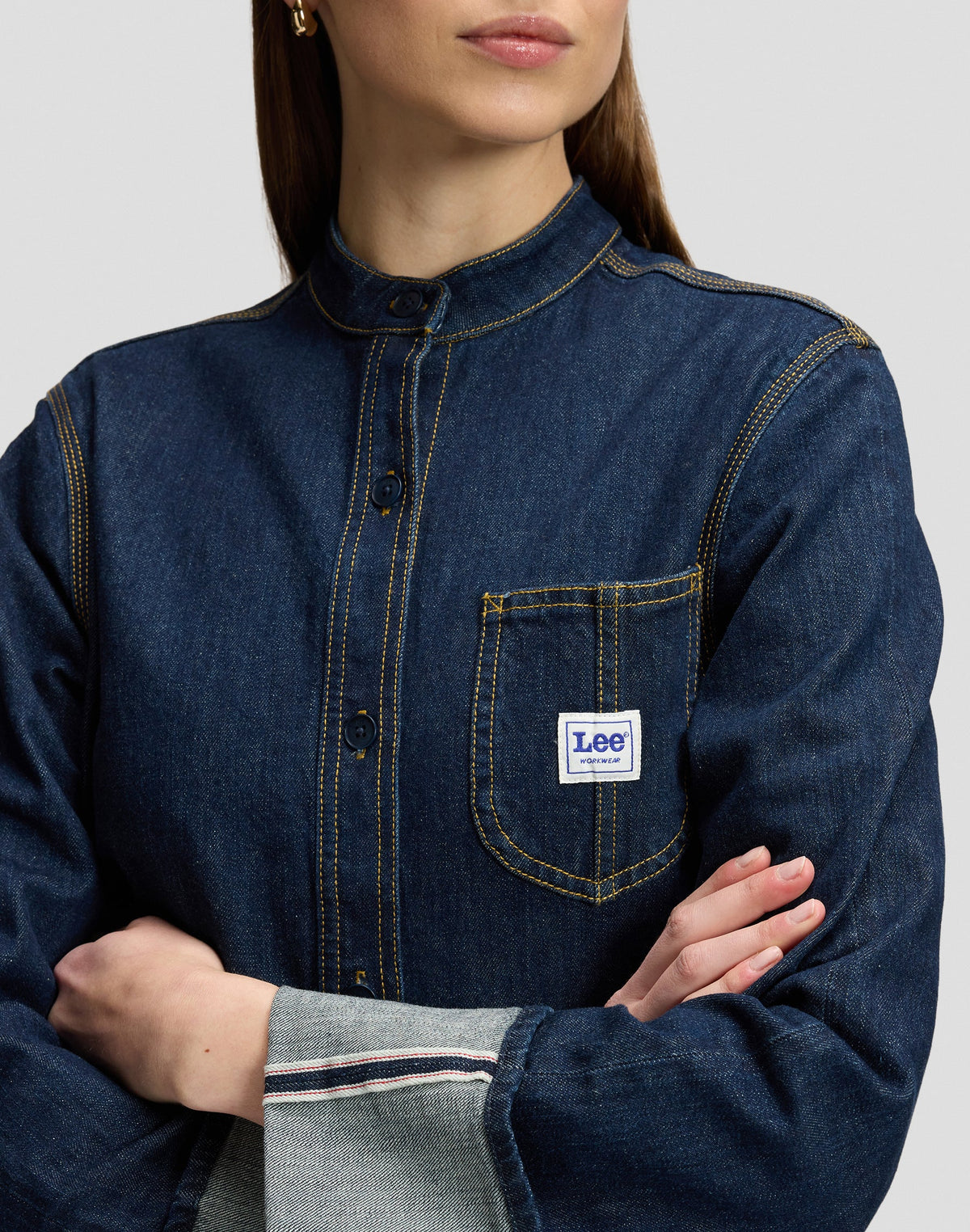 Jeanshemd Selvedge Overshirt in Xion