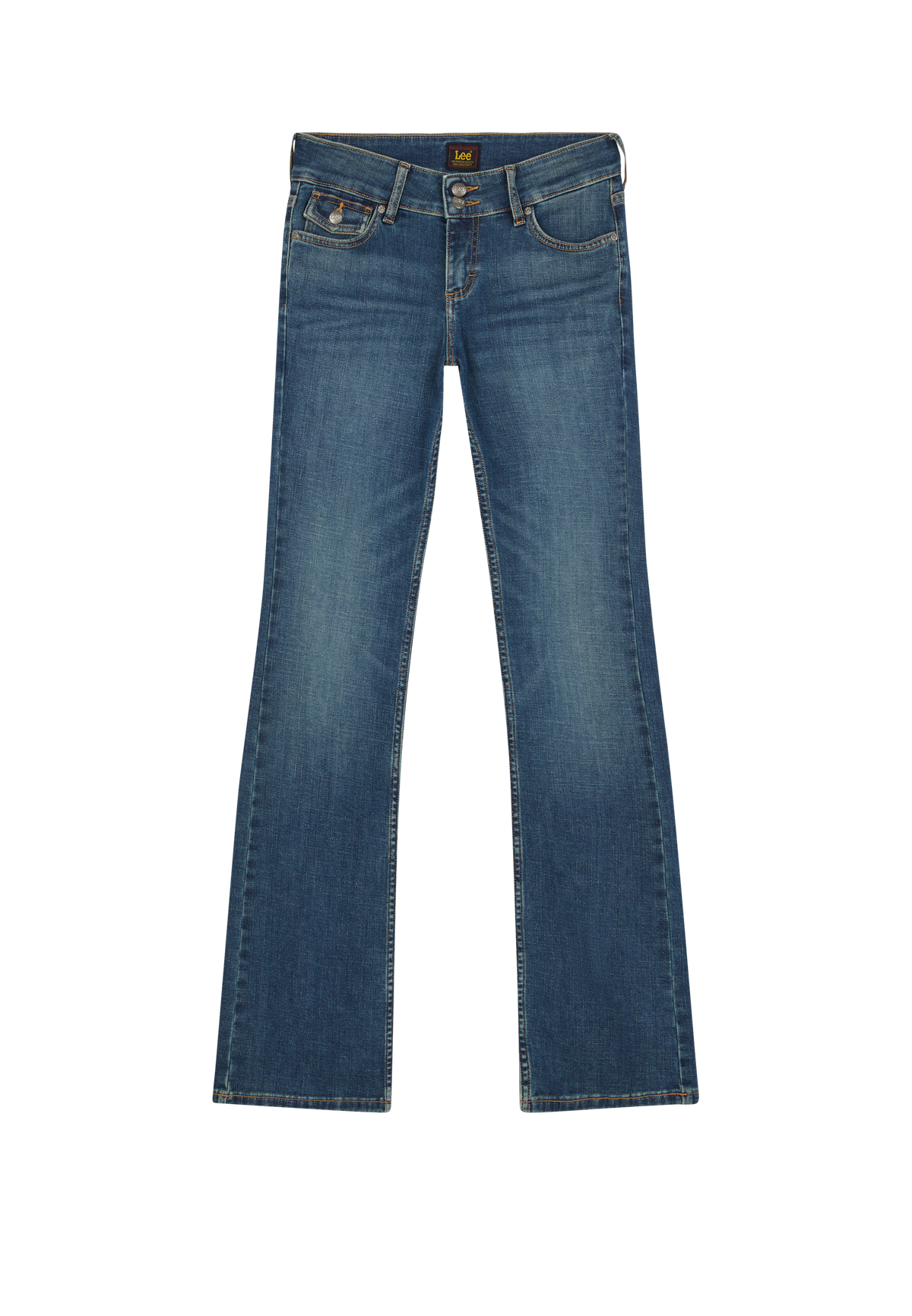 Jeans Flap Pocket Jessica in Mid Fade