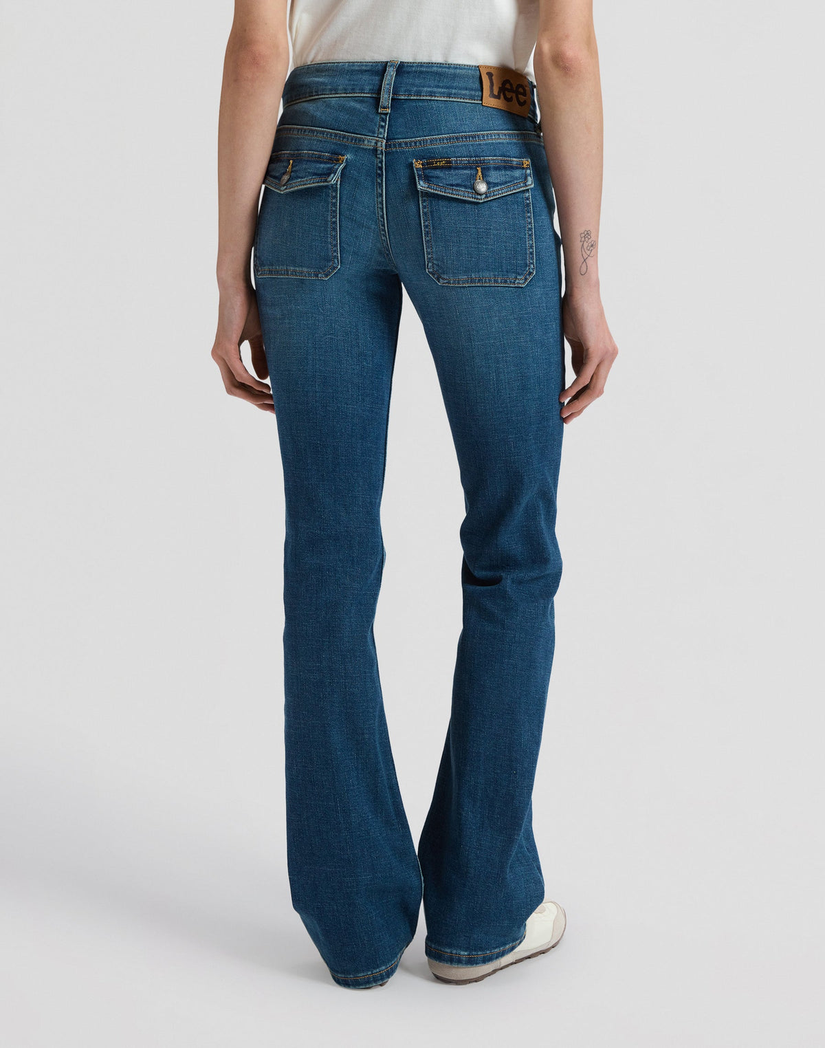 Jeans Flap Pocket Jessica in Mid Fade