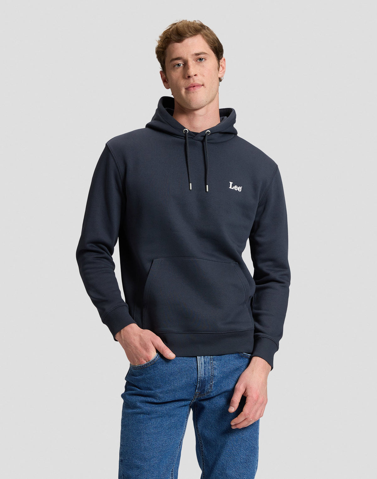 Kapuzenpullover Essential Lee in Rebel Navy