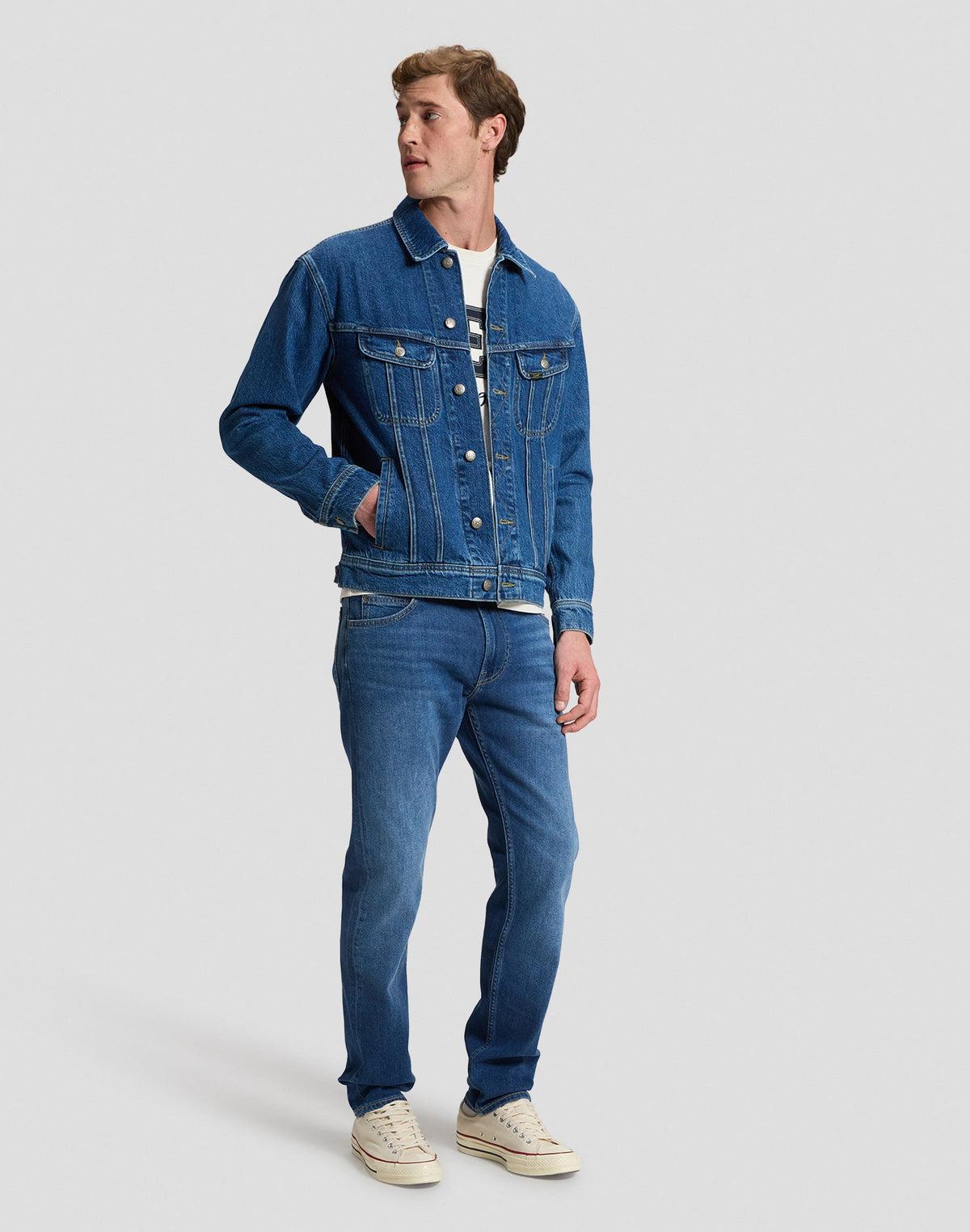 Jeansjacke Relaxed Rider in Northern Sky