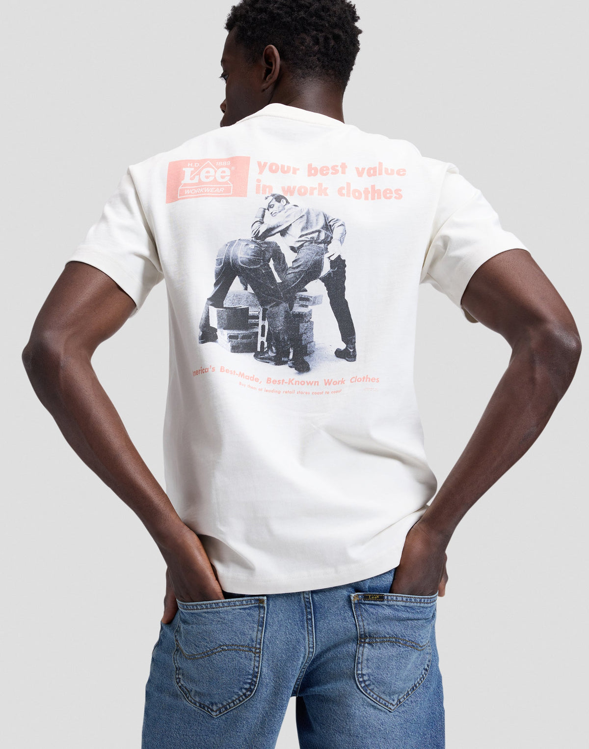 T-Shirt Workwear Quality in Ecru