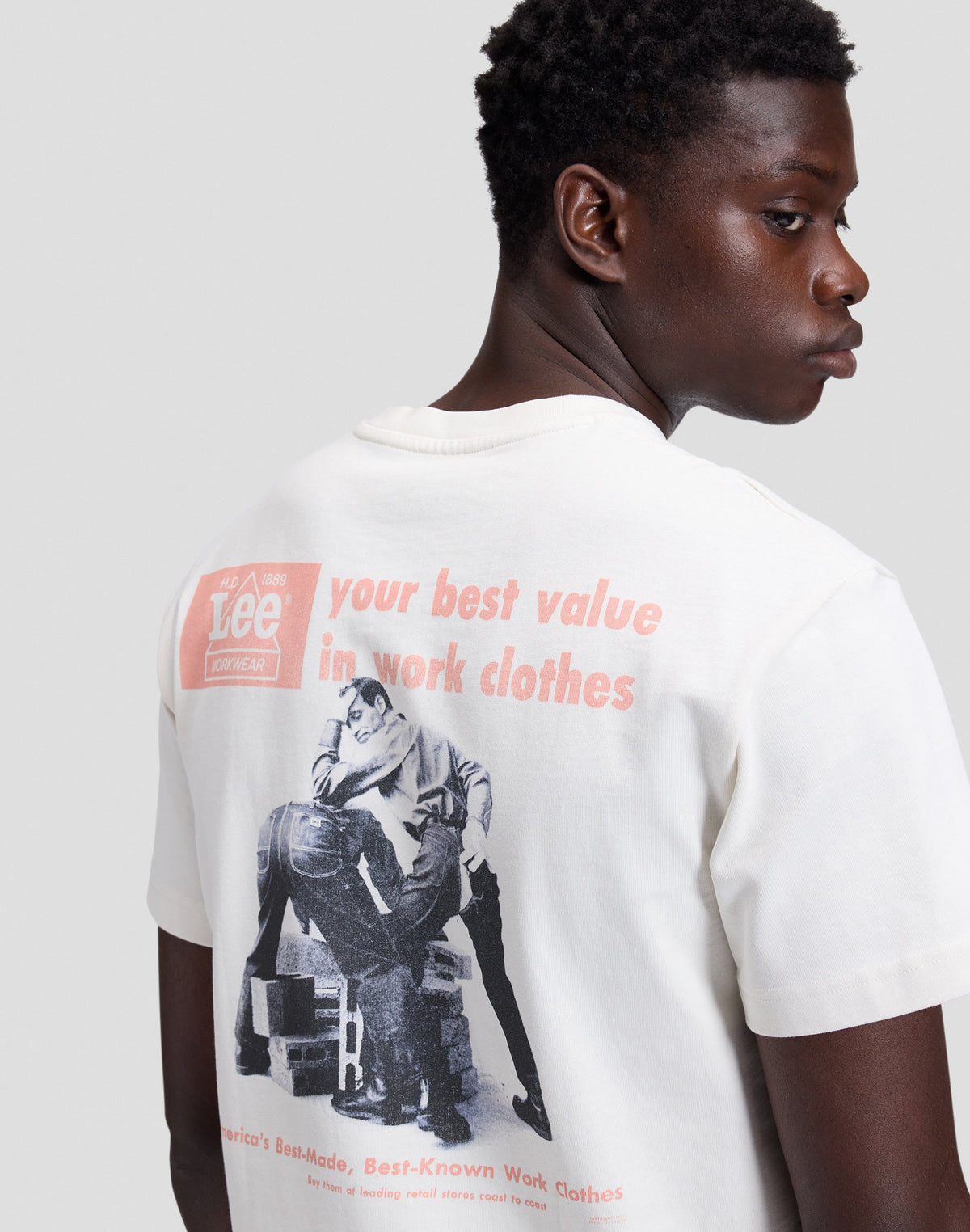 T-Shirt Workwear Quality in Ecru
