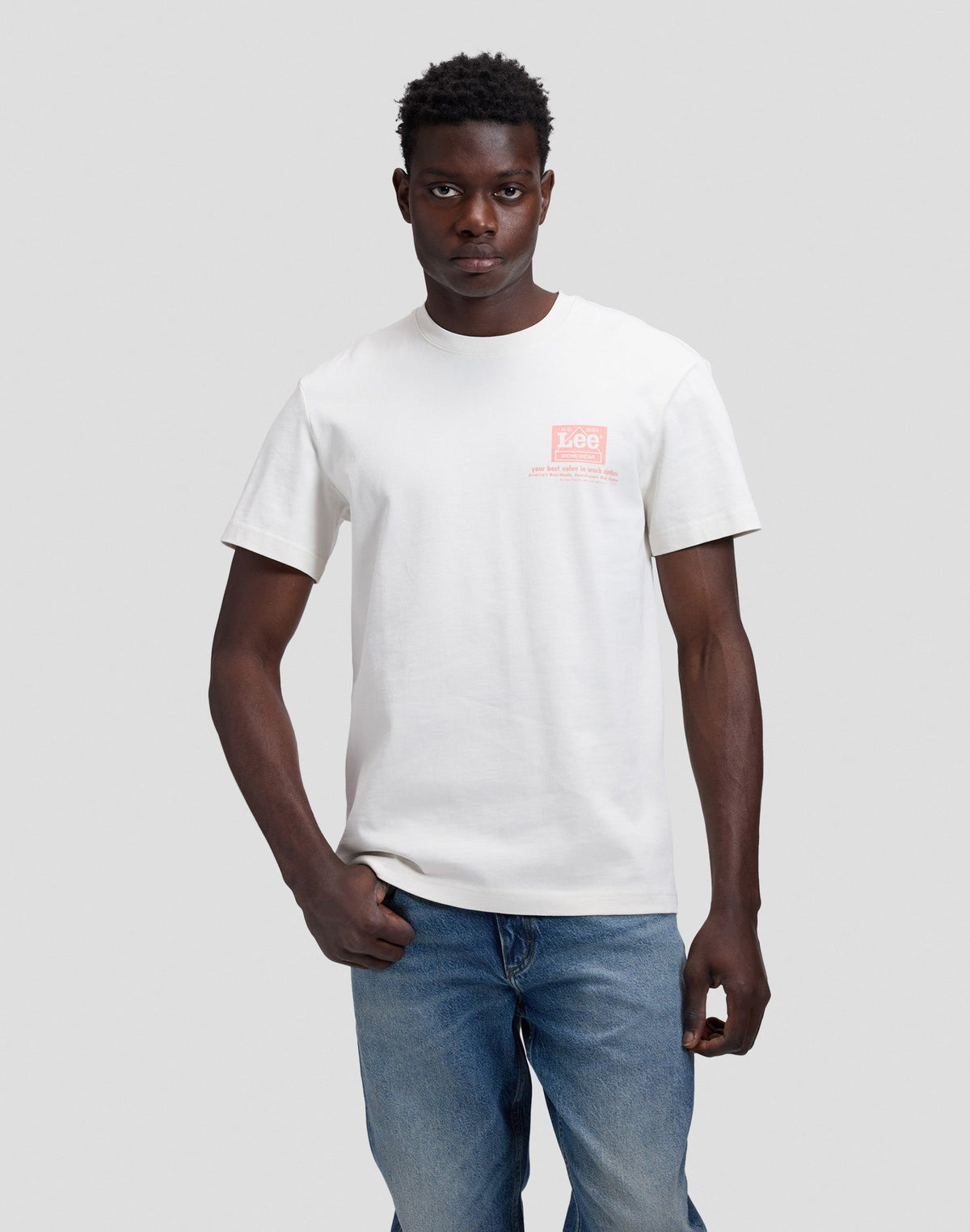 T-Shirt Workwear Quality in Ecru