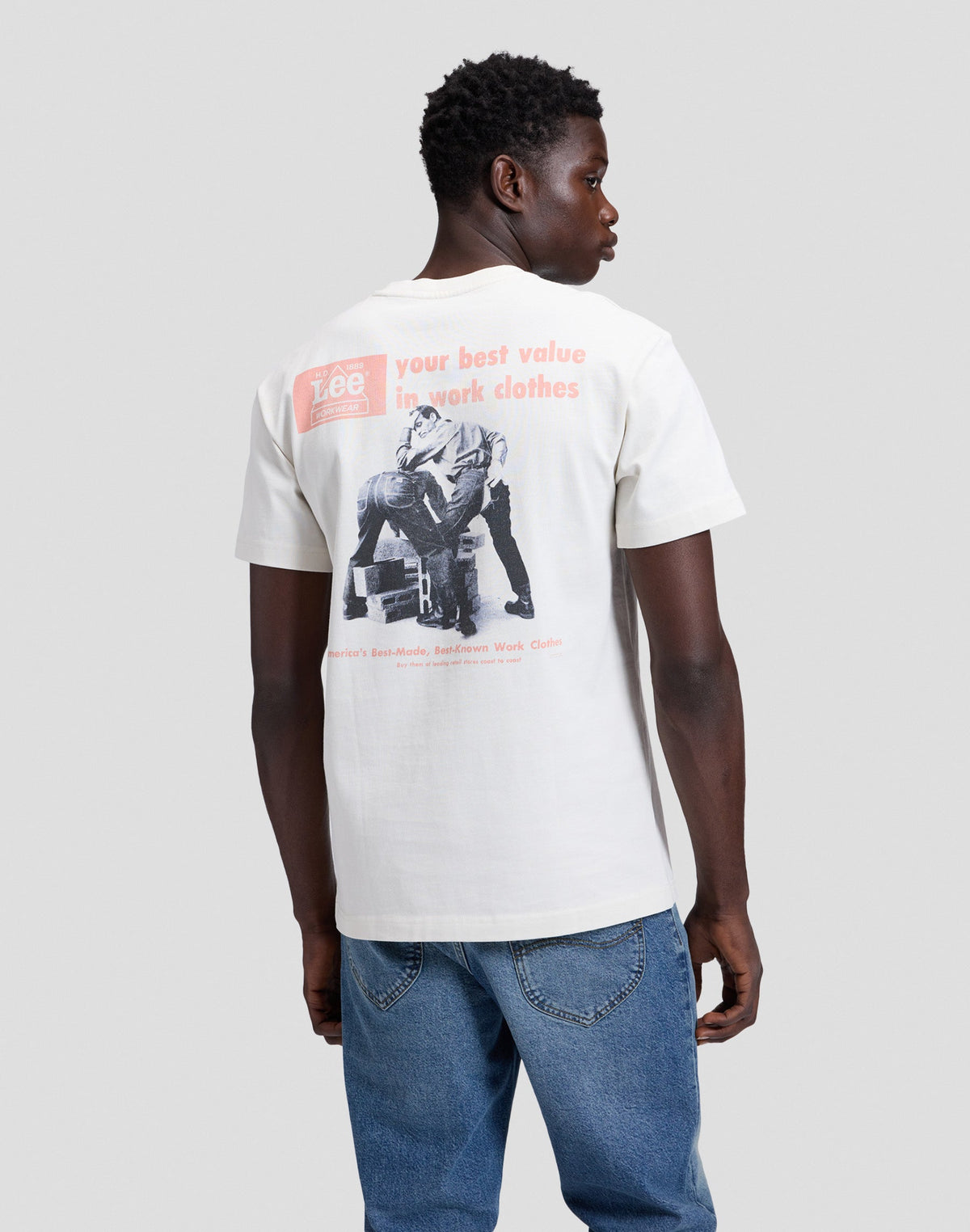 T-Shirt Workwear Quality in Ecru
