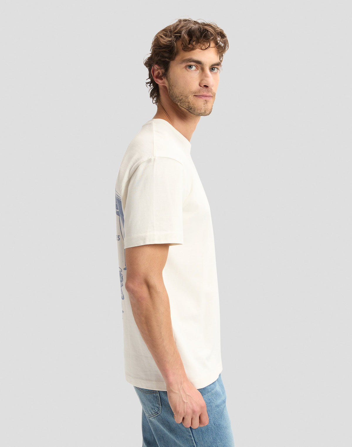 T-Shirt Workwear Worker in Ecru