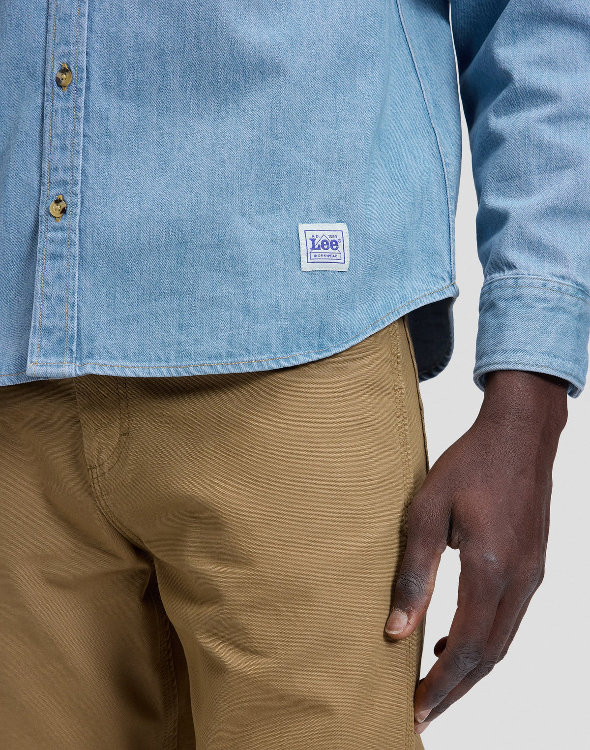 Jeanshemd Workwear Button Down in Just Me