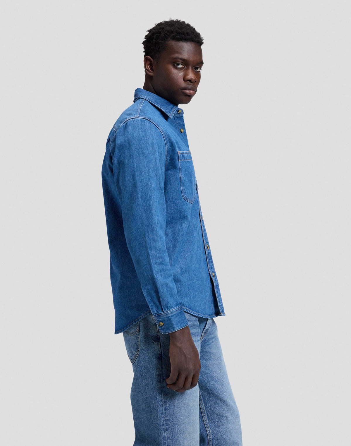 Jeanshemd Workwear 2.0 in Tradewinds