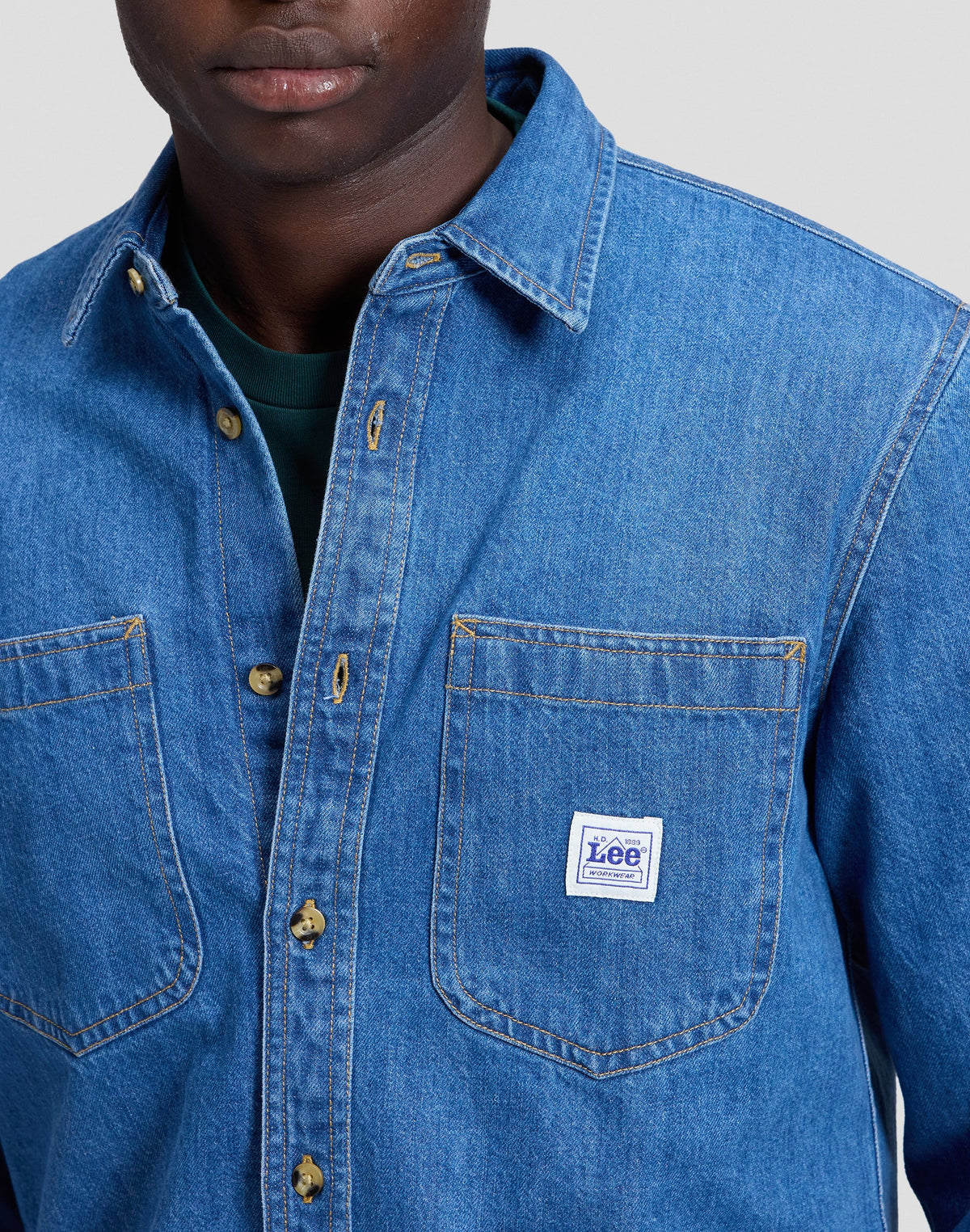 Jeanshemd Workwear 2.0 in Tradewinds