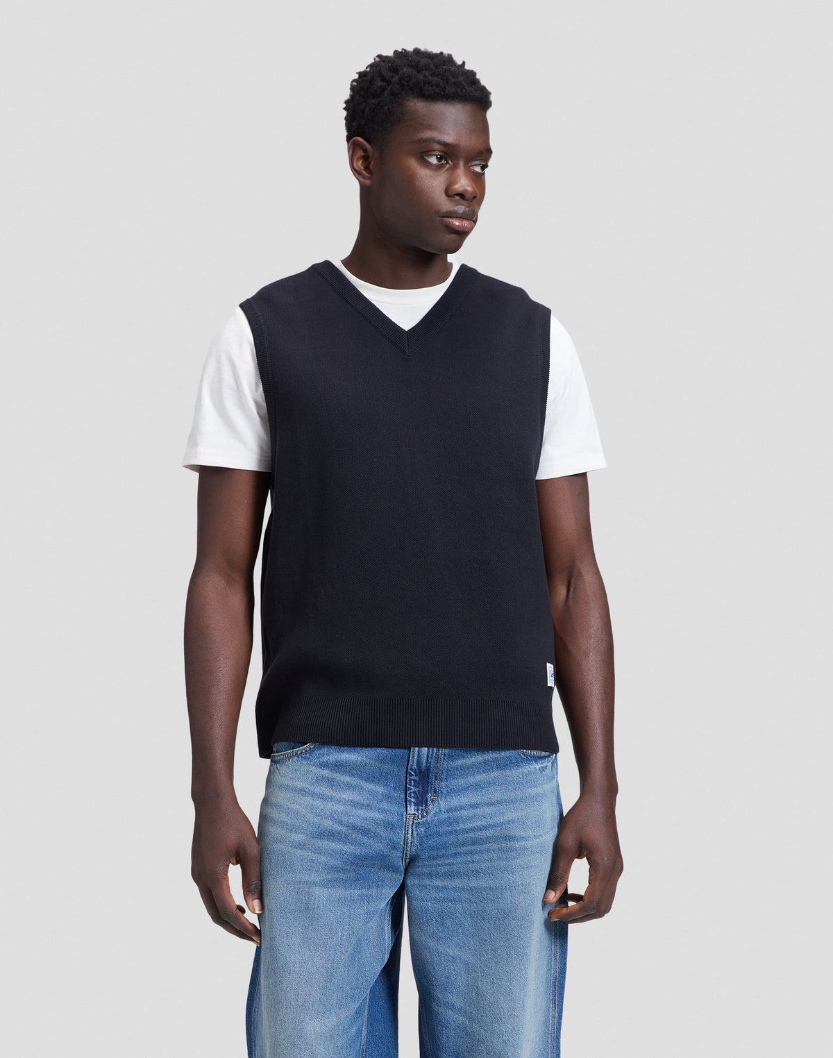 Pullunder Workwear Knit in Black