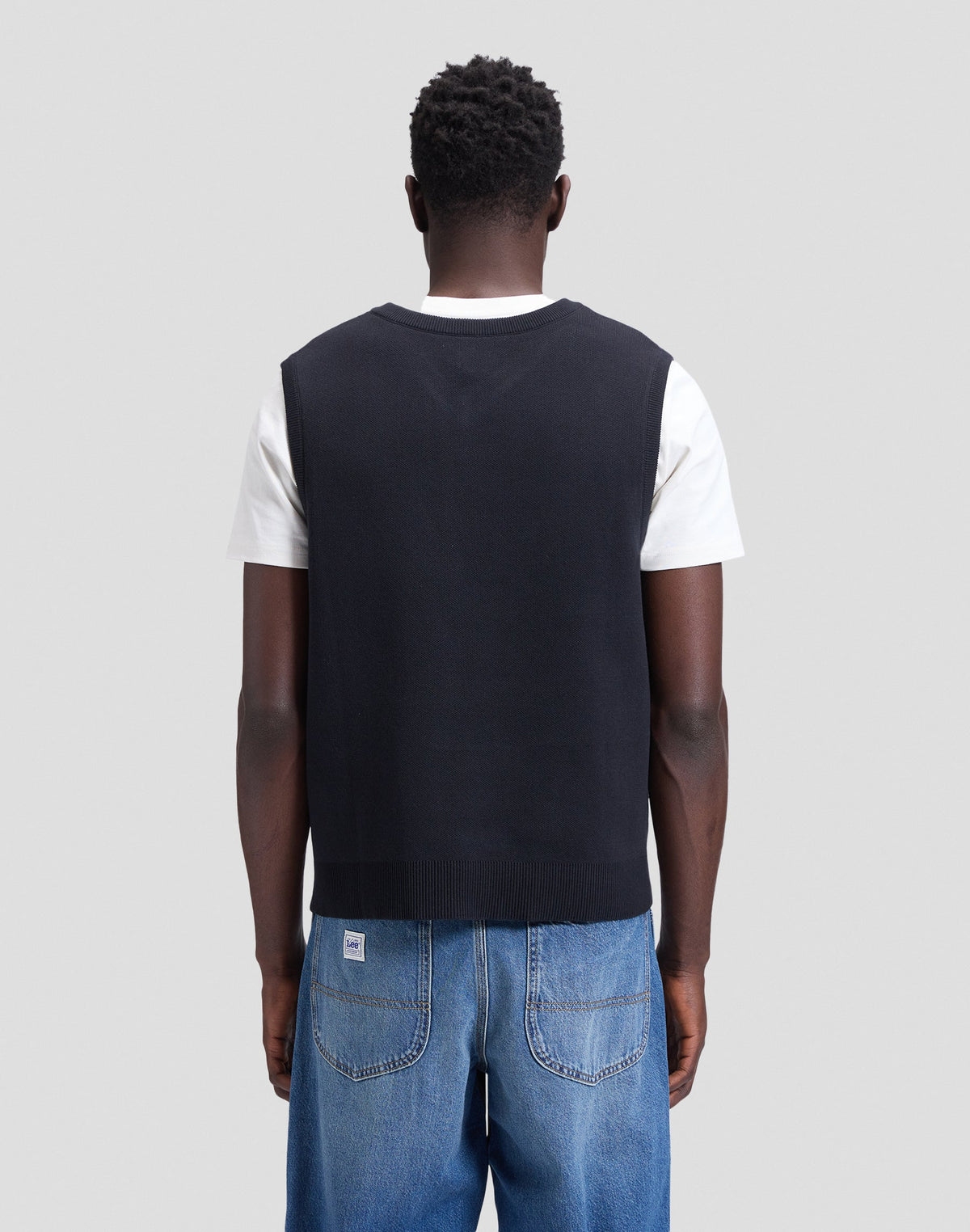 Pullunder Workwear Knit in Black