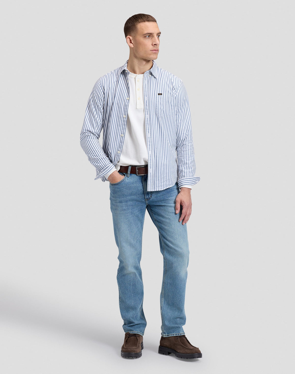 Hemd Lee Button Down in Bering Sea