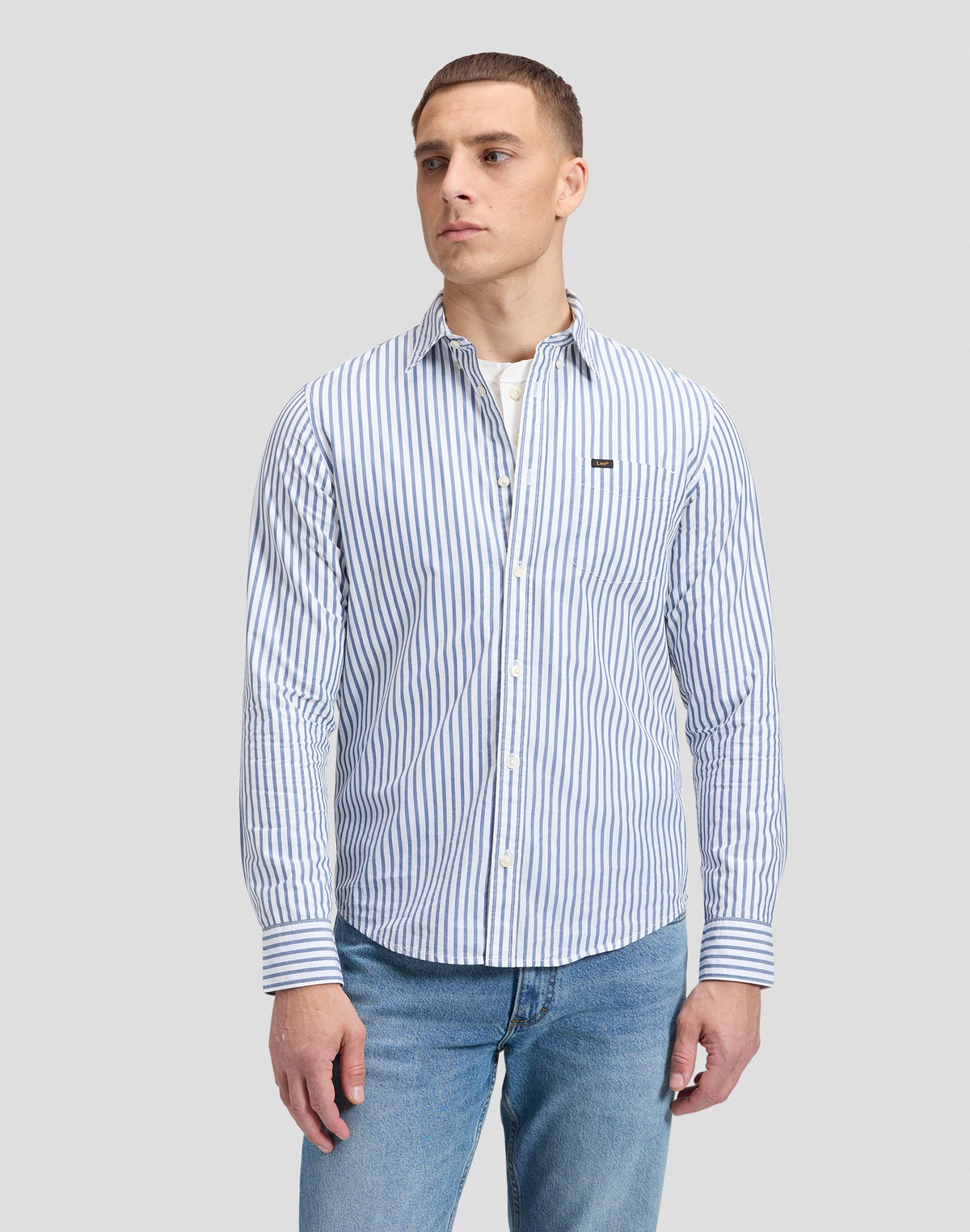 Hemd Lee Button Down in Bering Sea