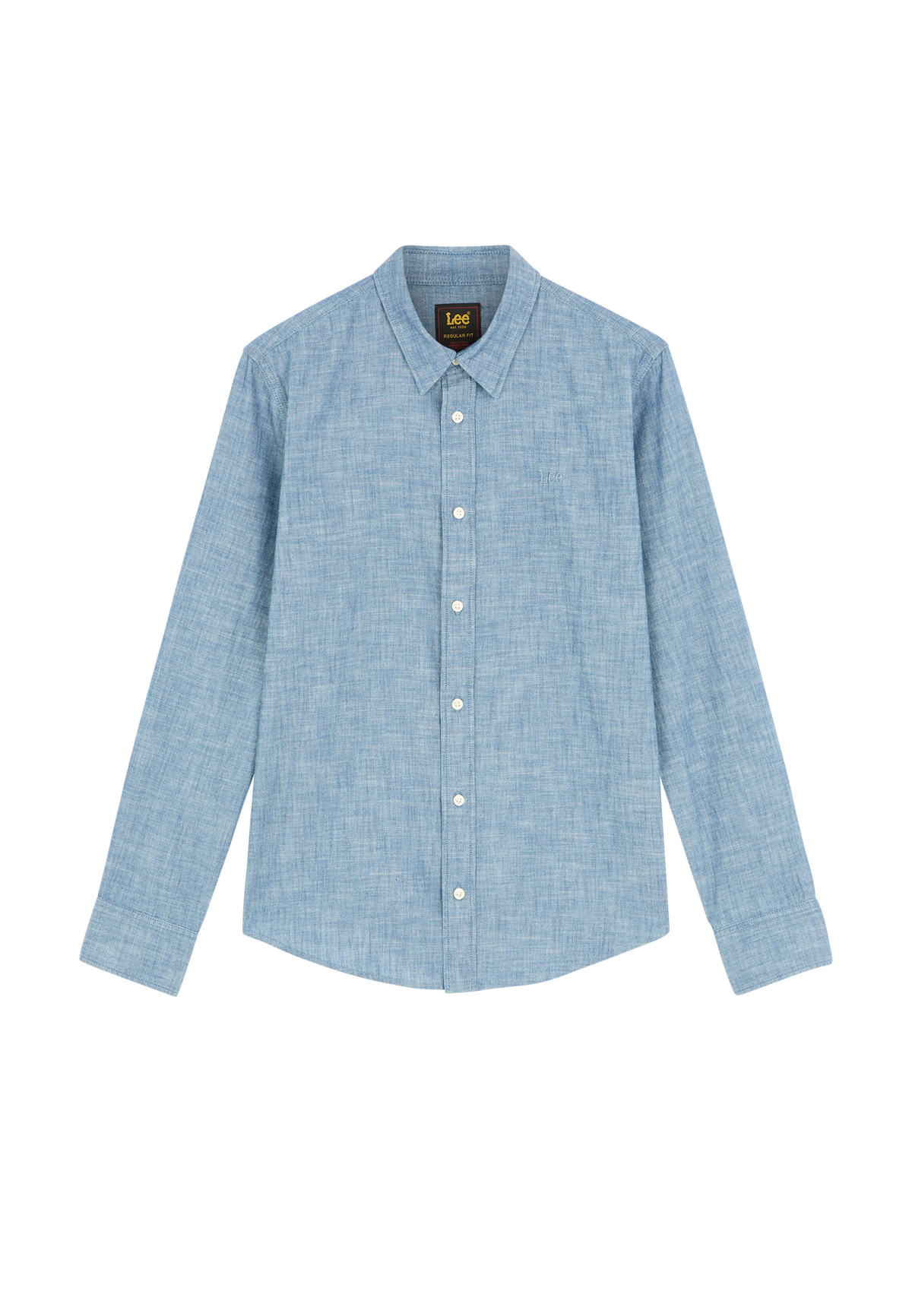 Hemd Lee in Mid Chambray