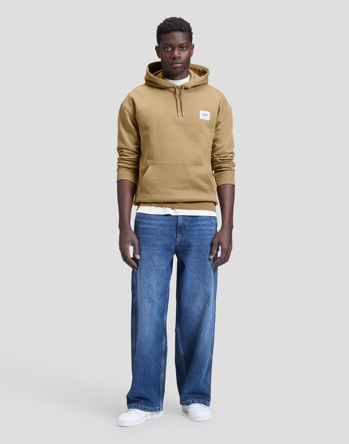 Kapuzenpullover Workwear in Dark Khaki