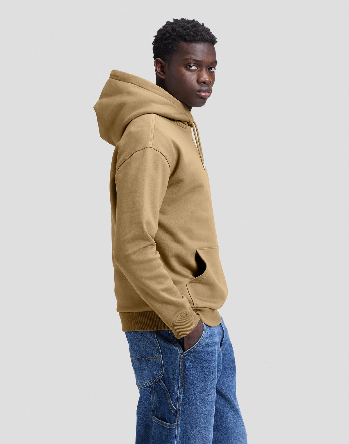 Kapuzenpullover Workwear in Dark Khaki
