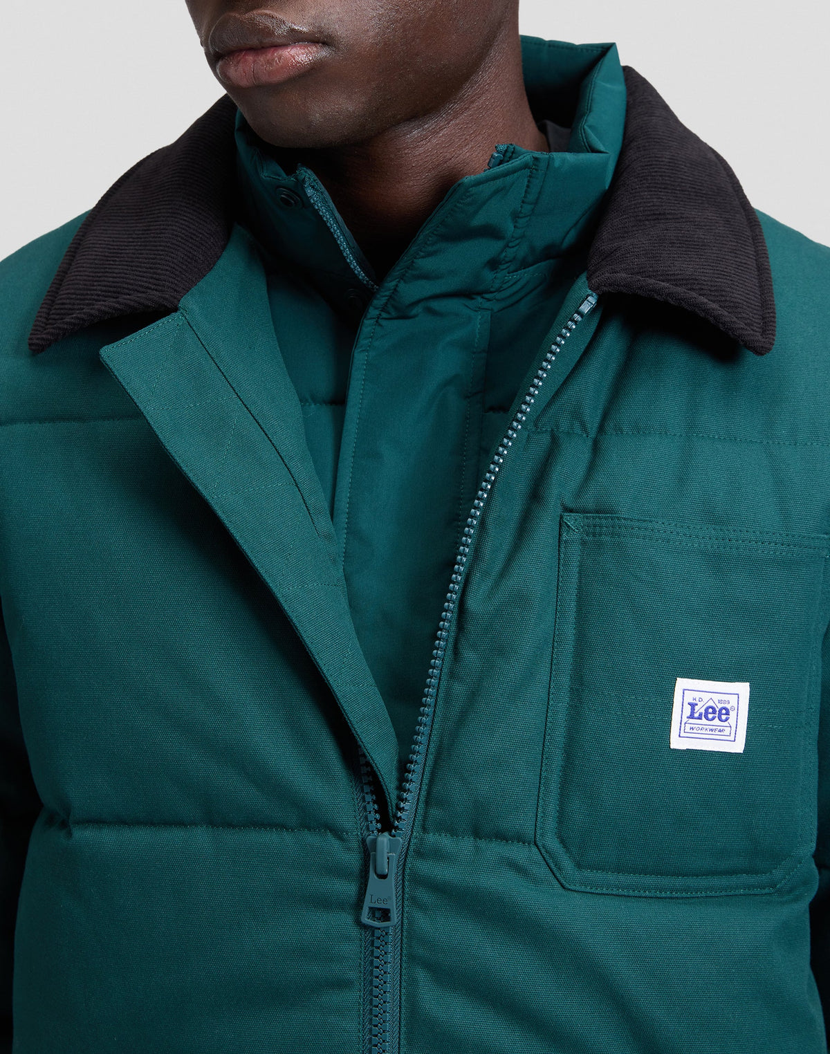 Winterjacke Workwear Puffer in Ponderosa Pine