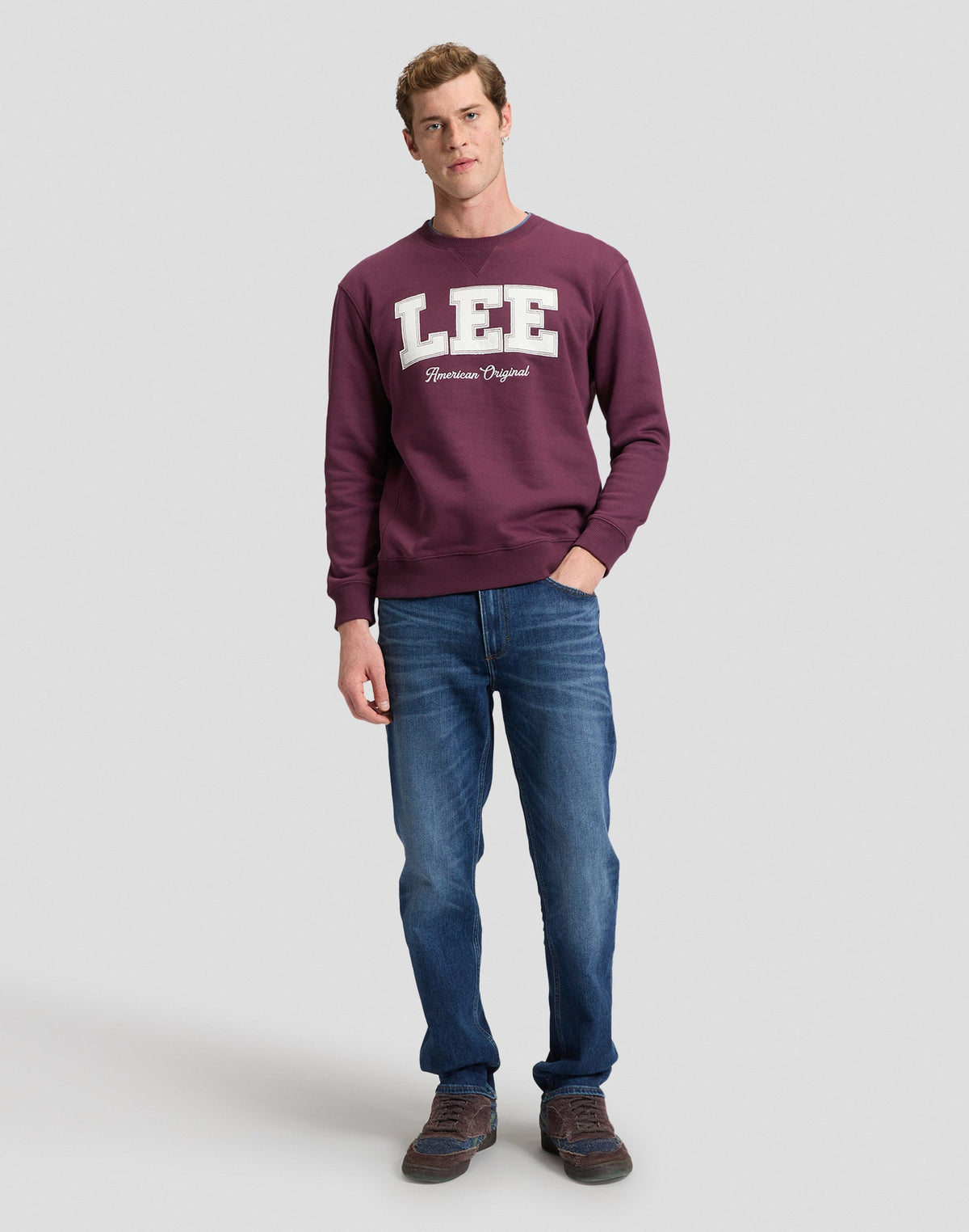 Sweatshirt Lee Original in Fig