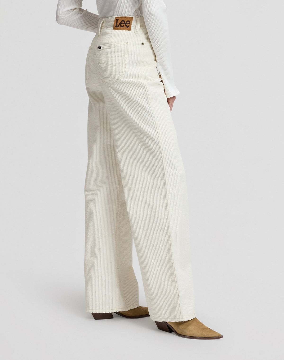 Cordhose Stella in Ecru