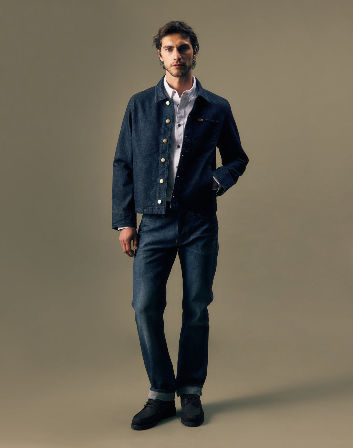 Jeansjacke Denim in Pure Gold