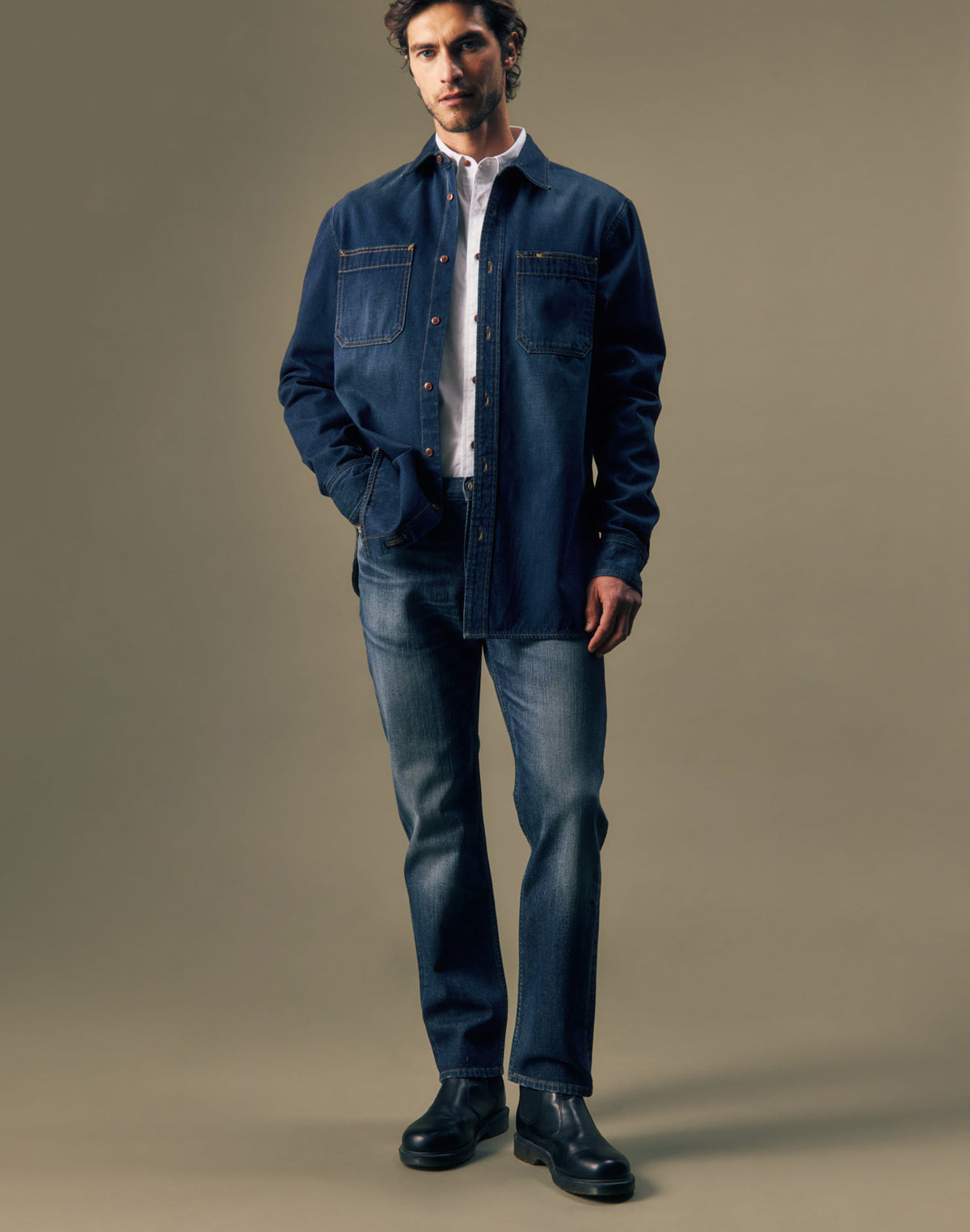 Jeanshemd in Golden Age