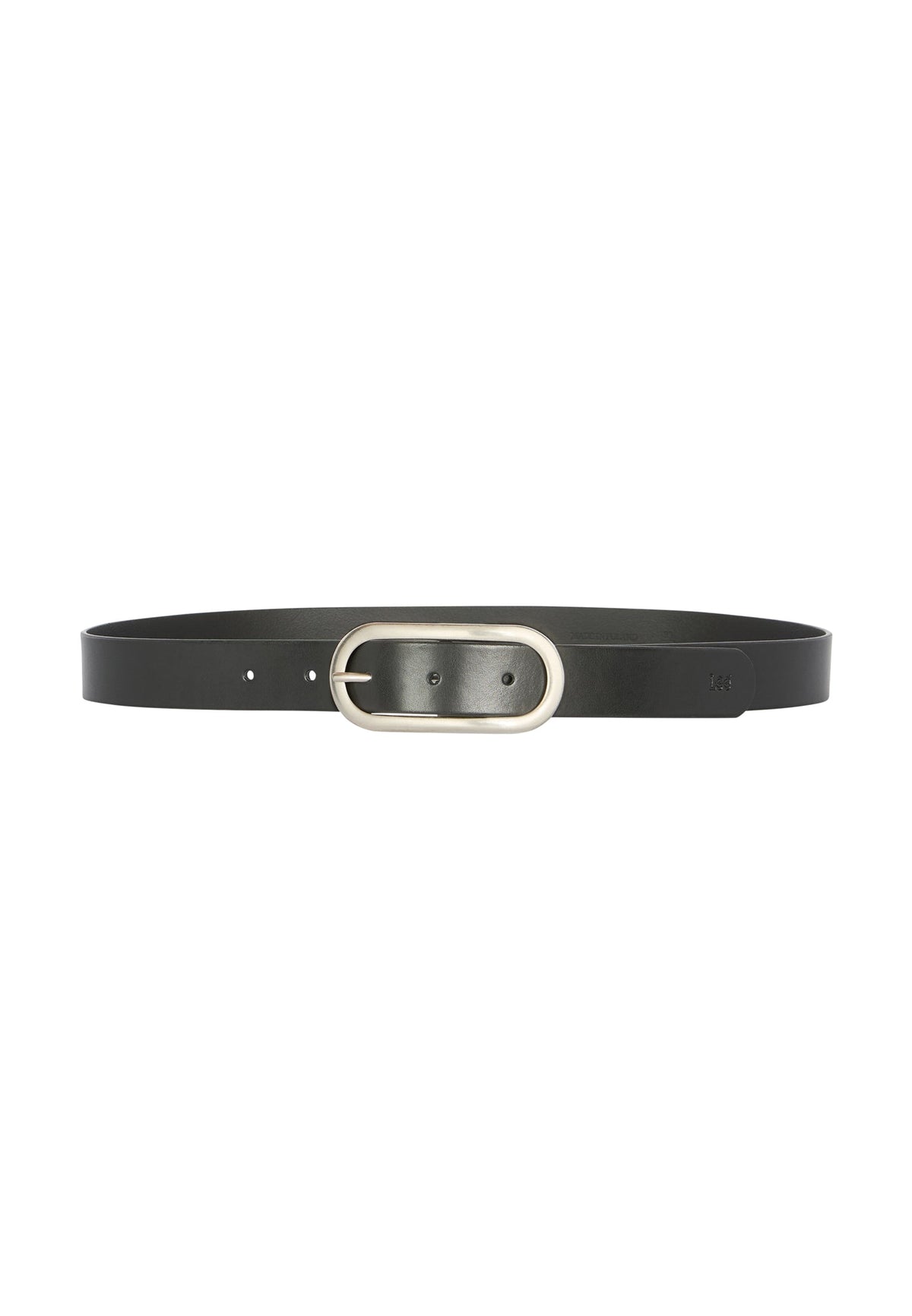 Gürtel Oval Buckle in Black