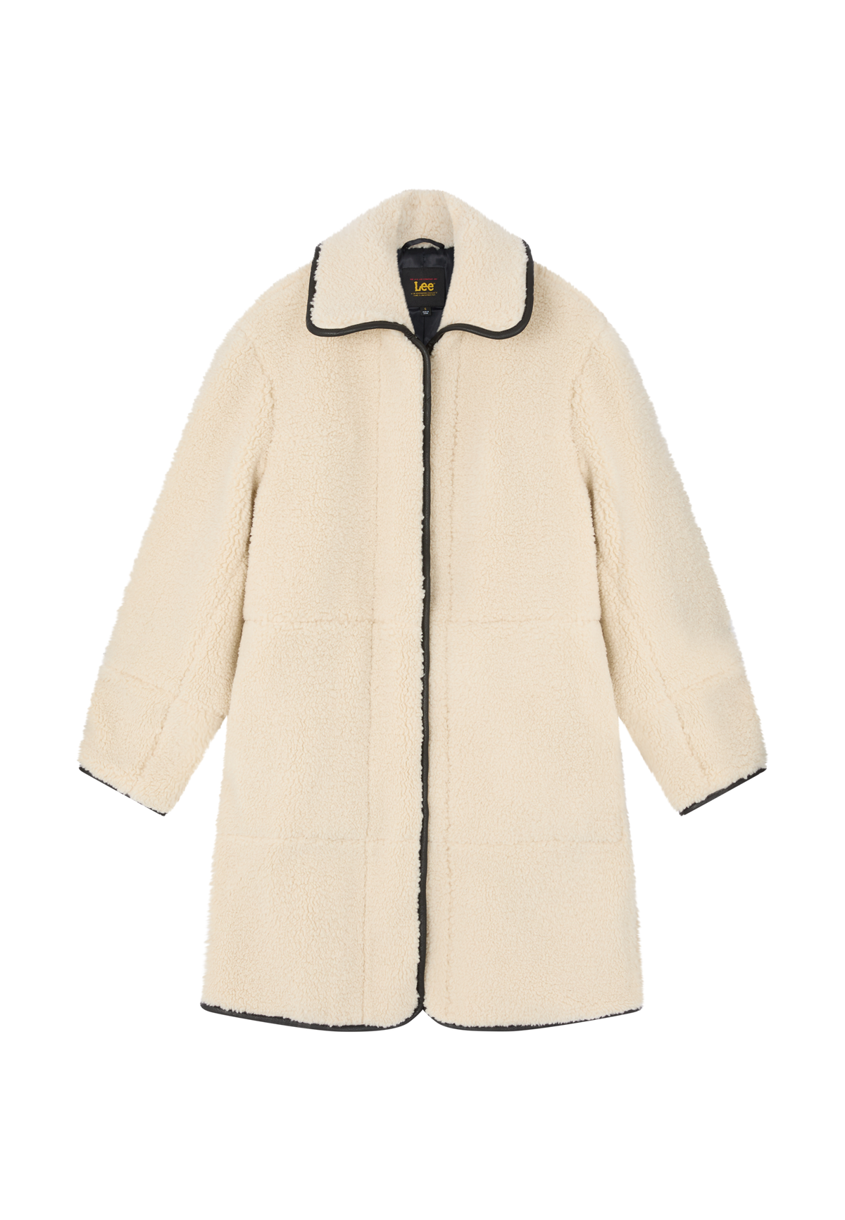 Wintermantel Teddy Coat in Warm Ecru