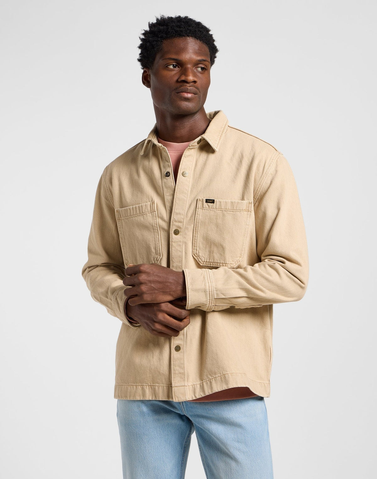 2 Pkt Overshirt in Cappucino - LEE Schweiz
