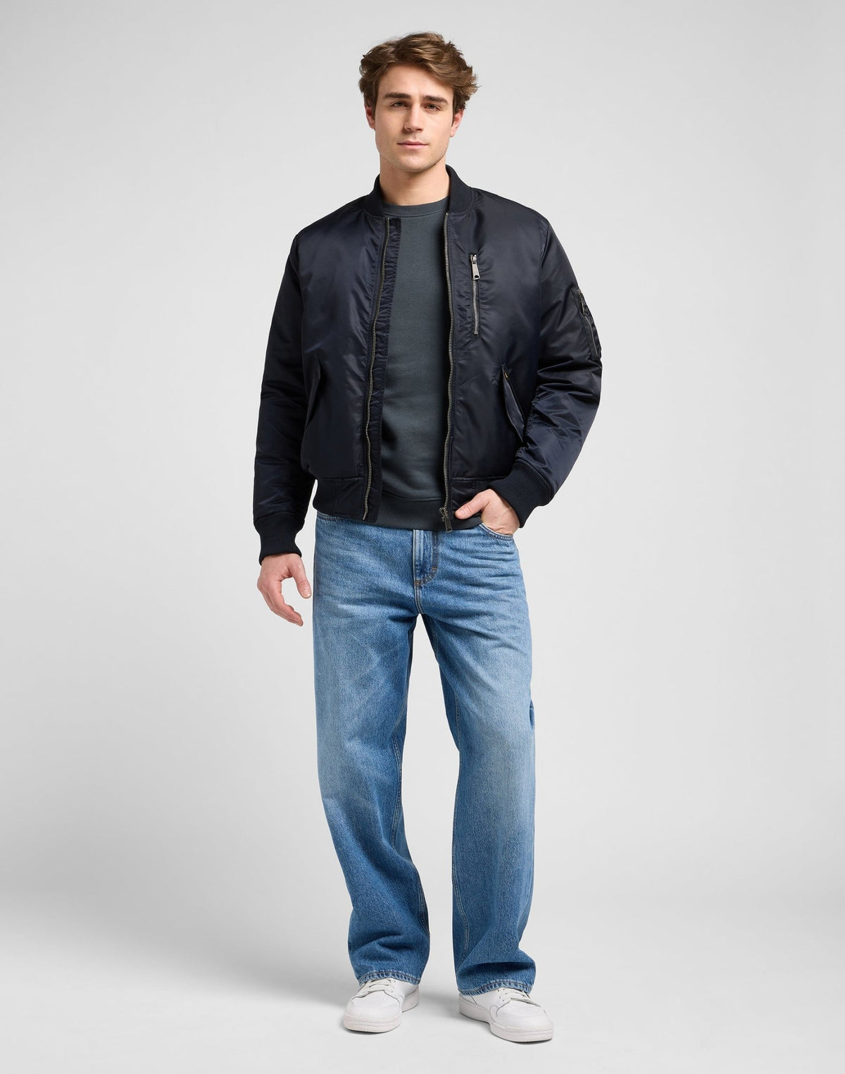Bomber Jacket in Black - LEE Schweiz