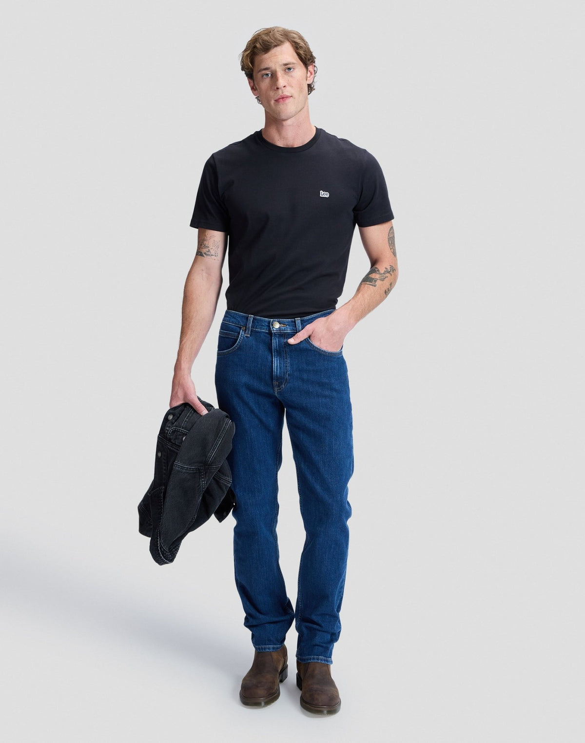 Brooklyn Straight in Dark Stonewash - LEE Schweiz