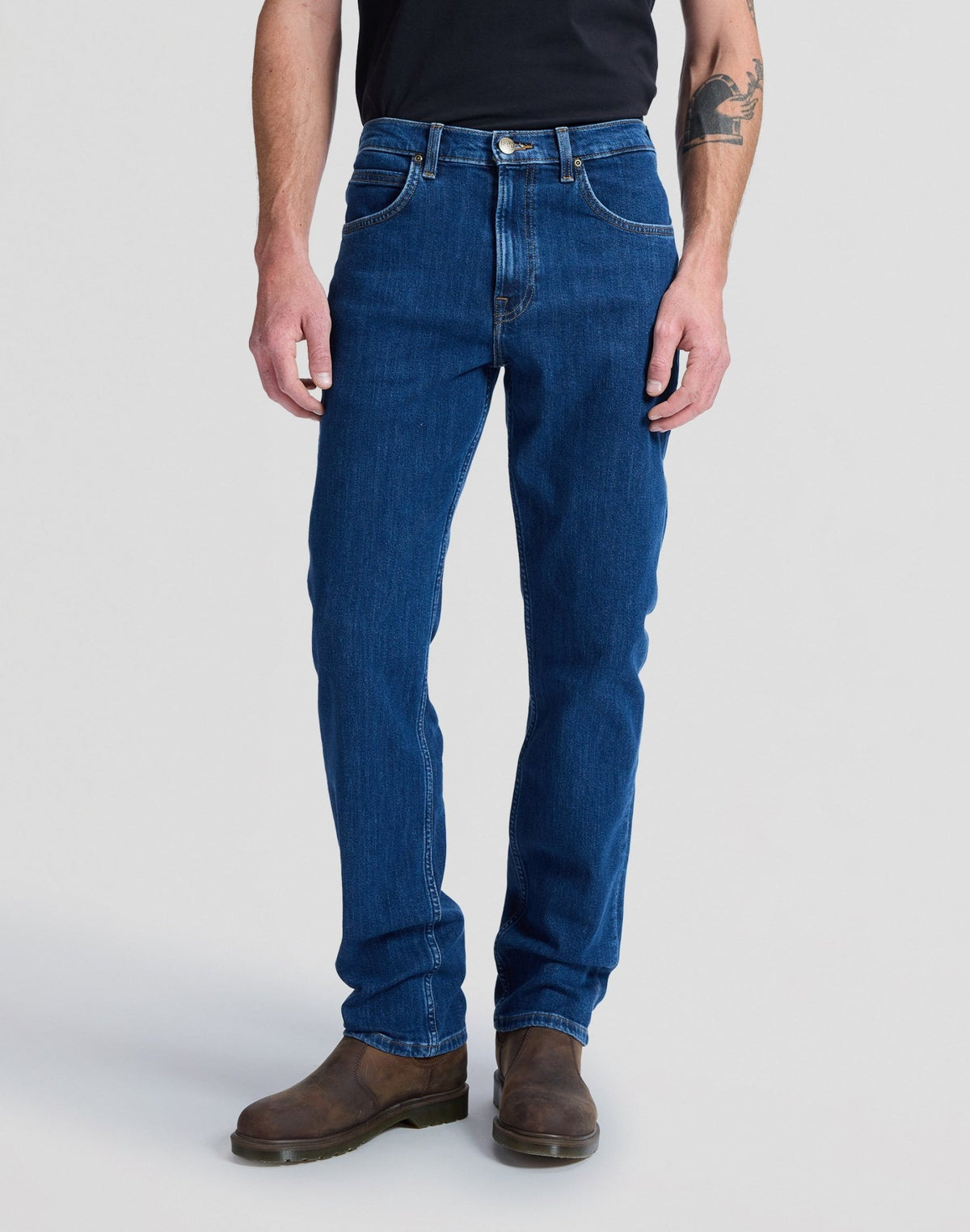Brooklyn Straight in Dark Stonewash - LEE Schweiz