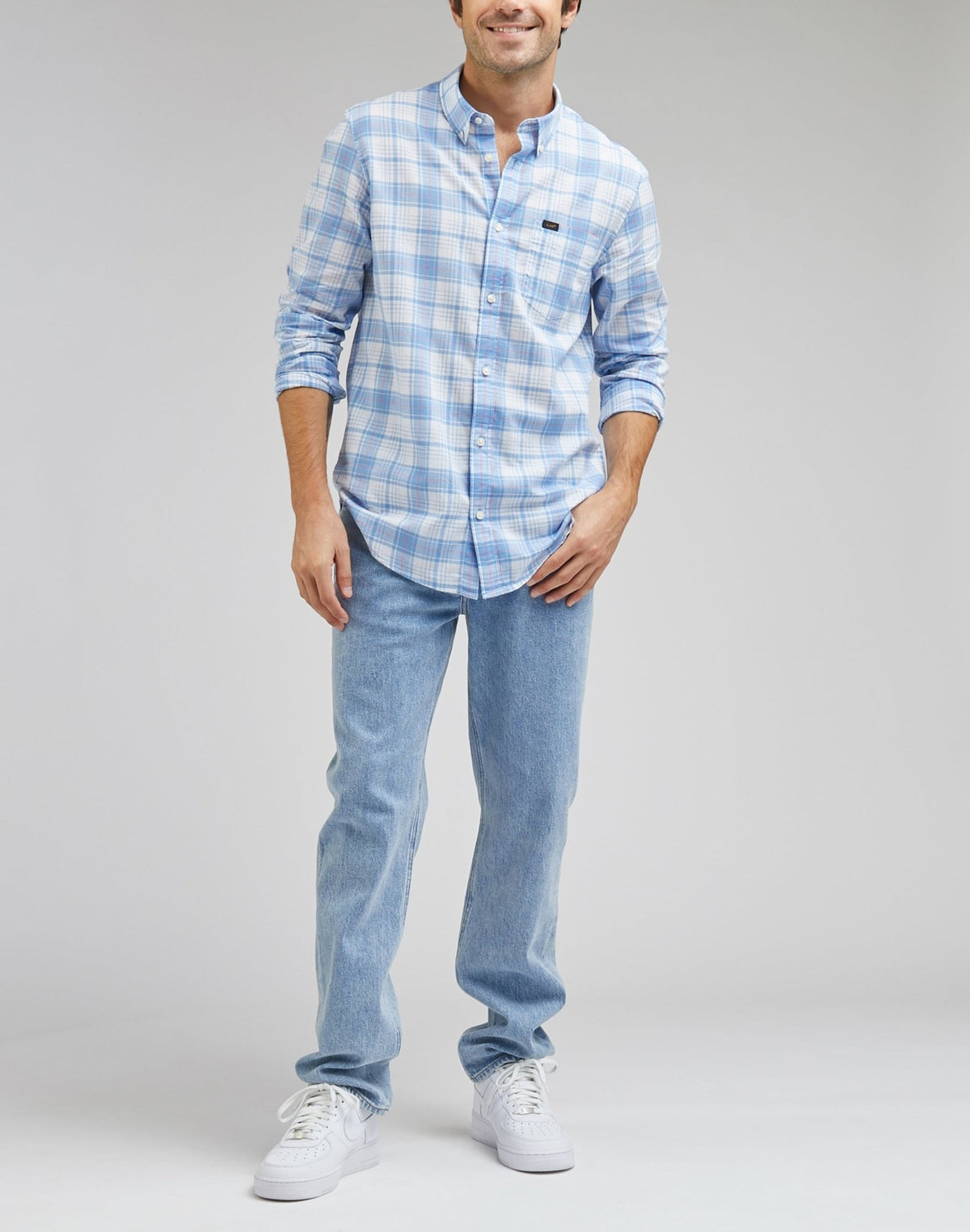Button Down Shirt in Prep Blue - LEE Schweiz