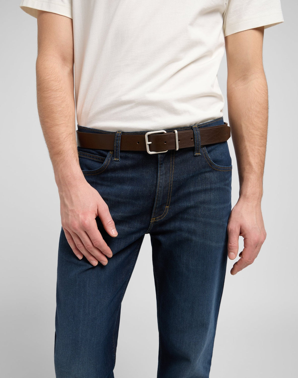 Casual Belt in Dark Brown - LEE Schweiz