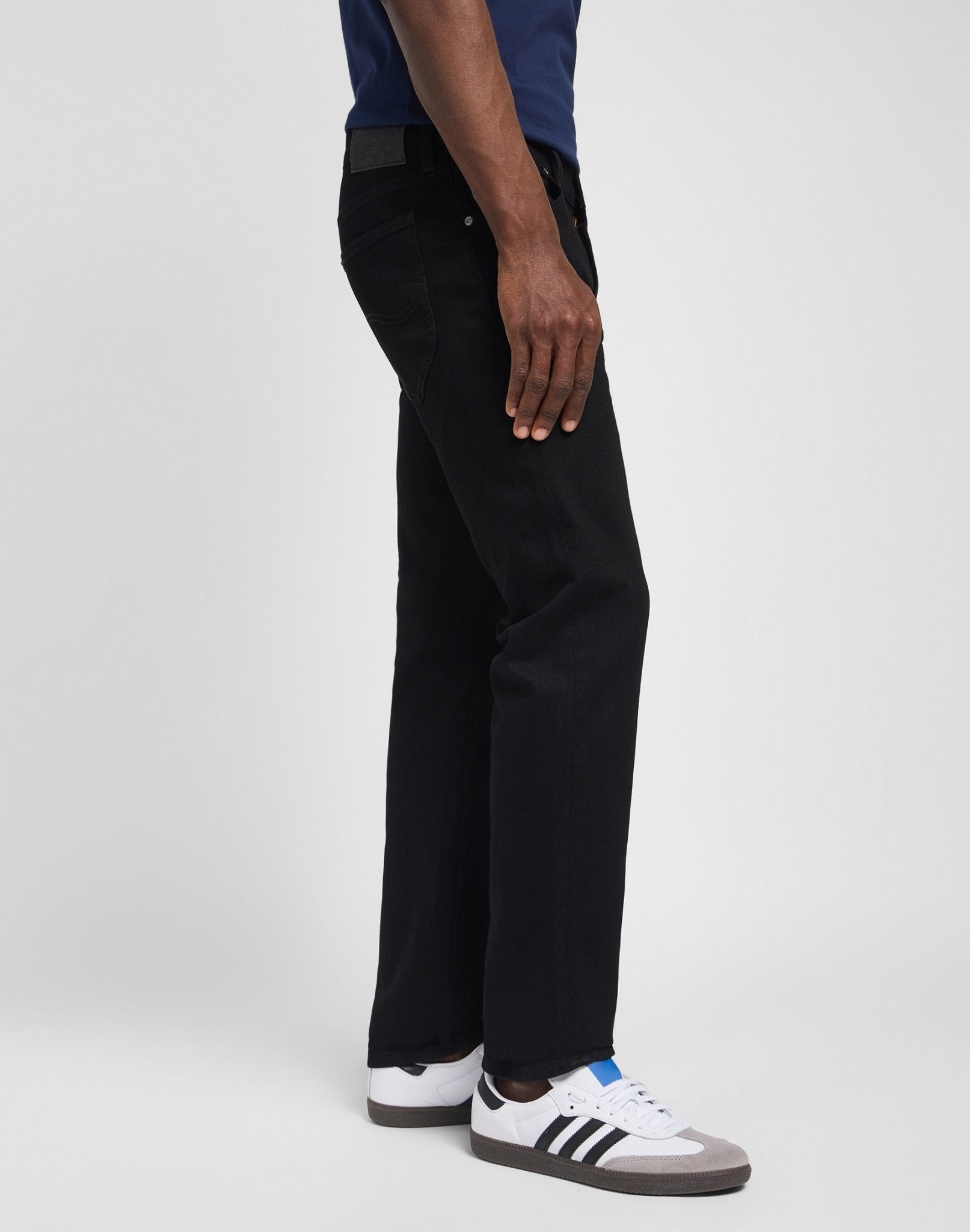 Daren Zip Fly in Clean Black