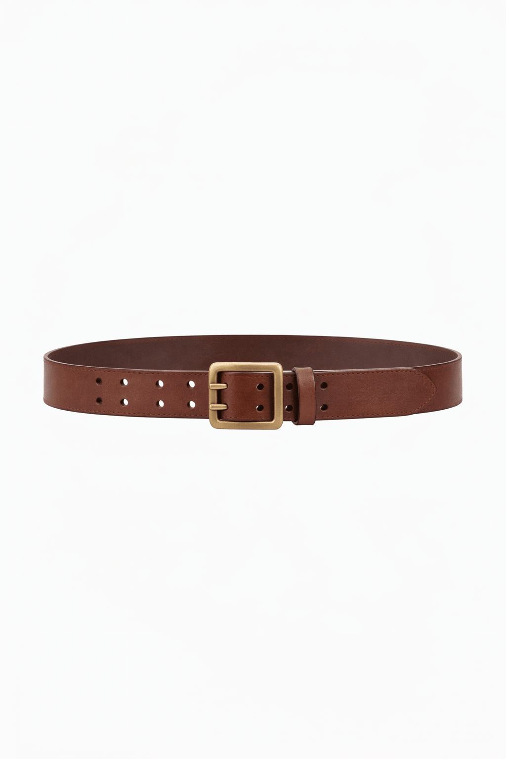 Double Pin Belt in Dark Brown - LEE Schweiz