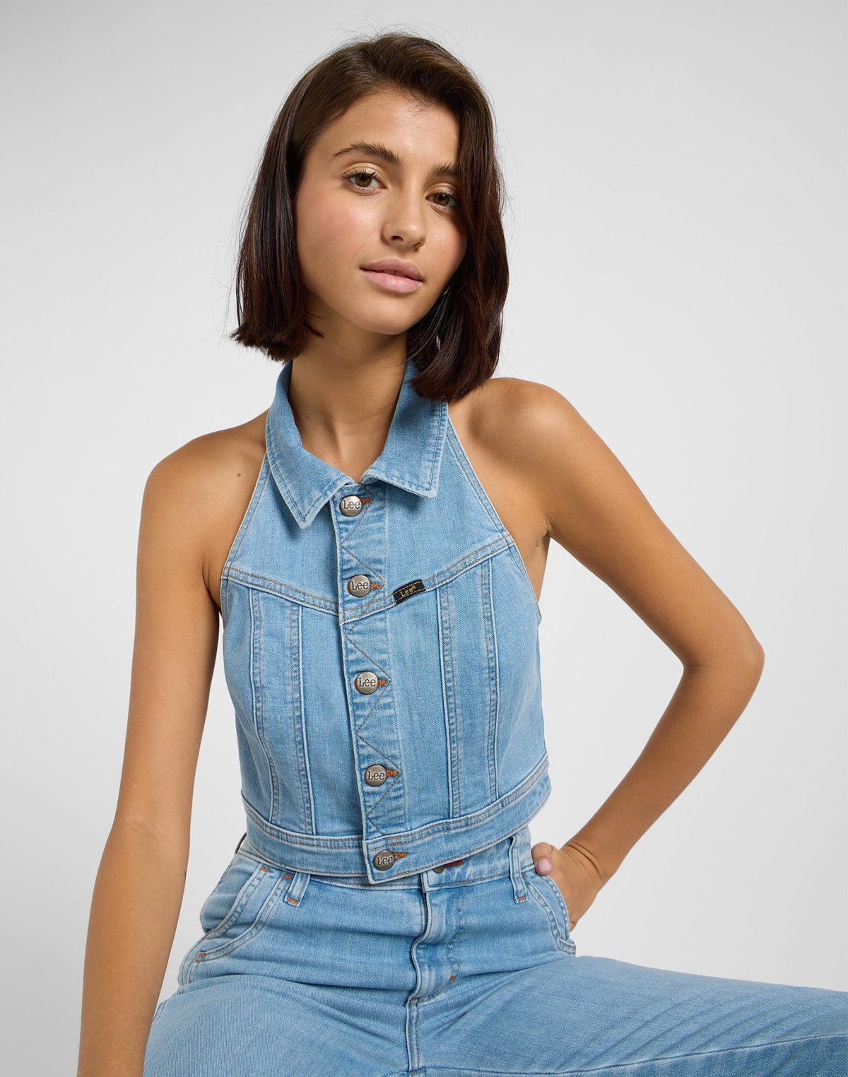 Double Seamed Halter in Minor Key - LEE Schweiz