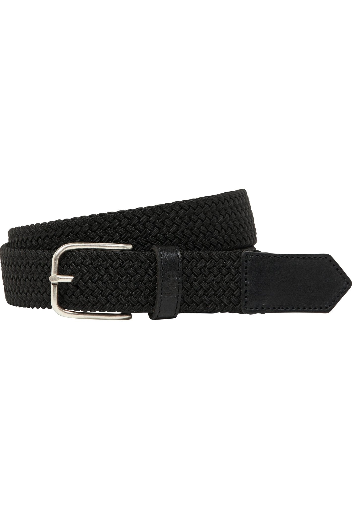 Elastic Webbing Belt in Black