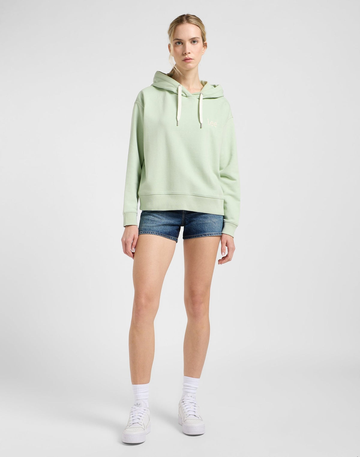 Essential Hoodie in Soft Sage - LEE Schweiz