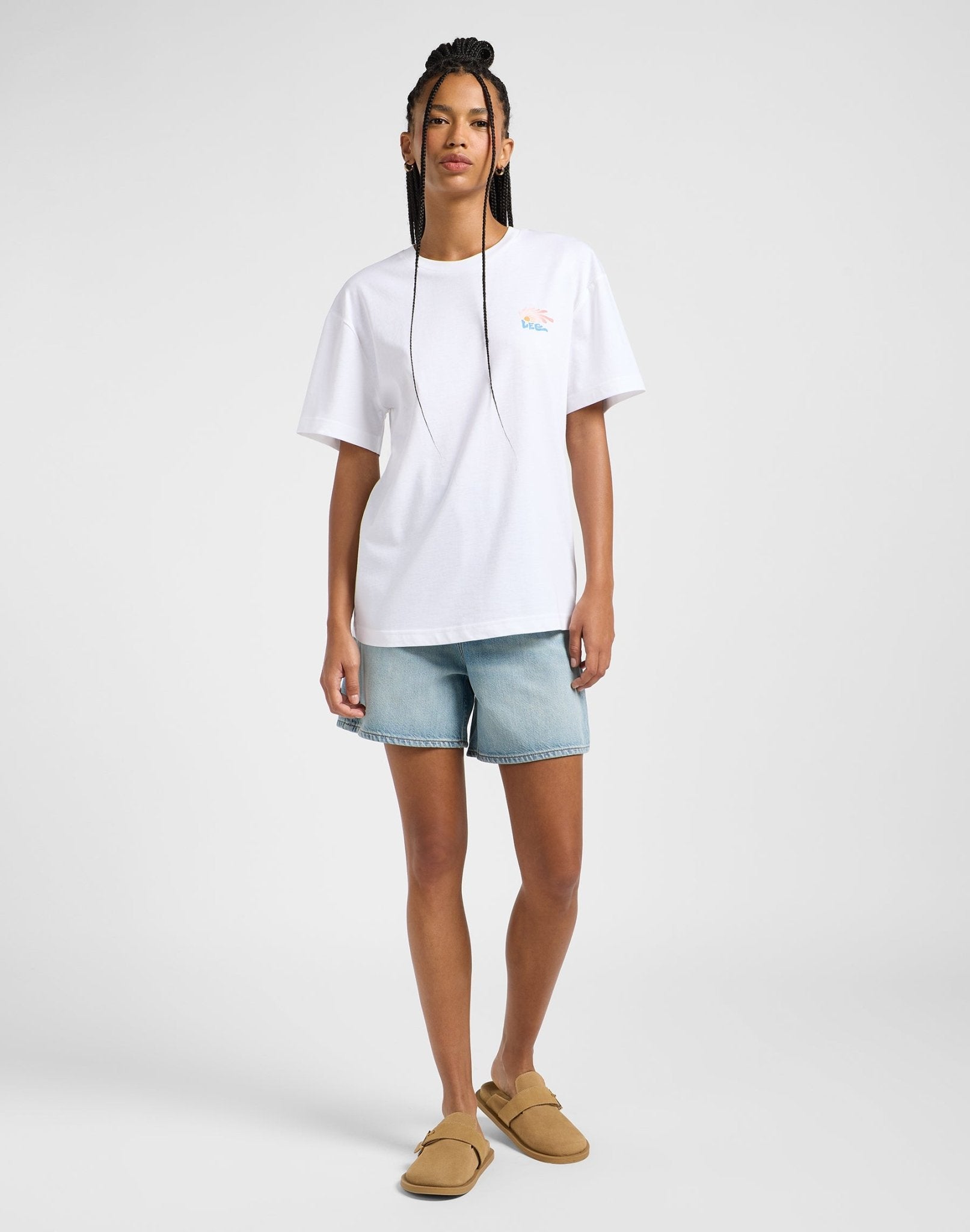Graphic Tee in Bright White - LEE Schweiz