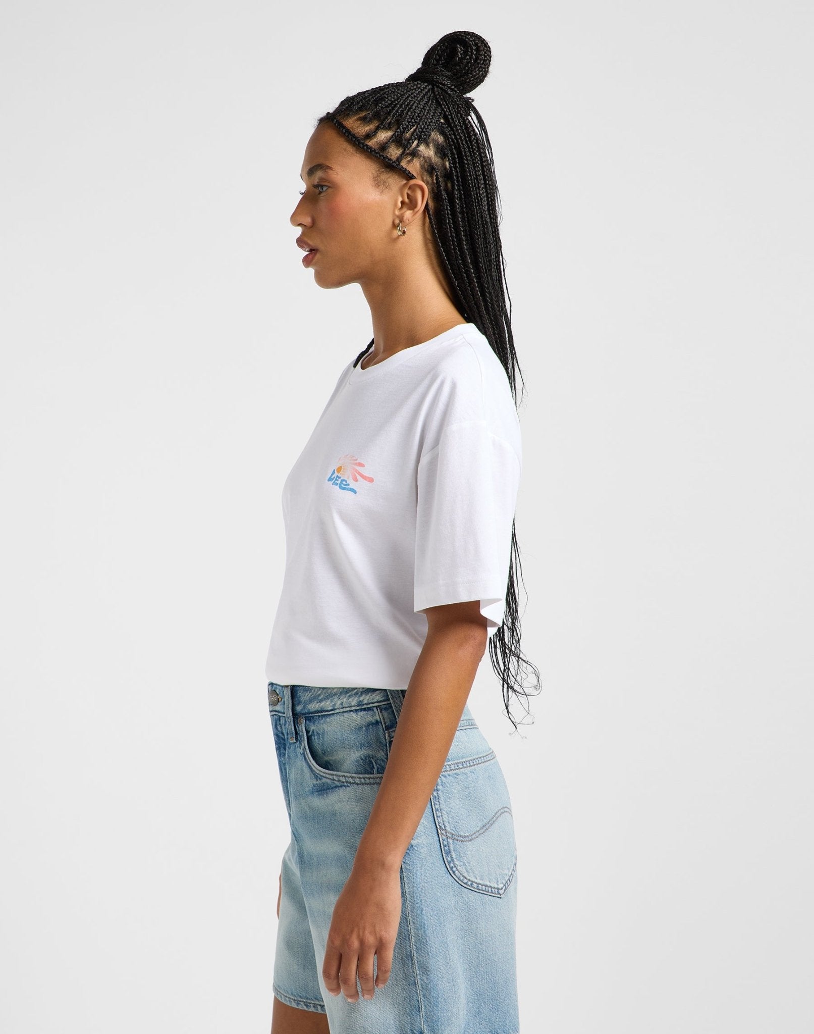 Graphic Tee in Bright White - LEE Schweiz