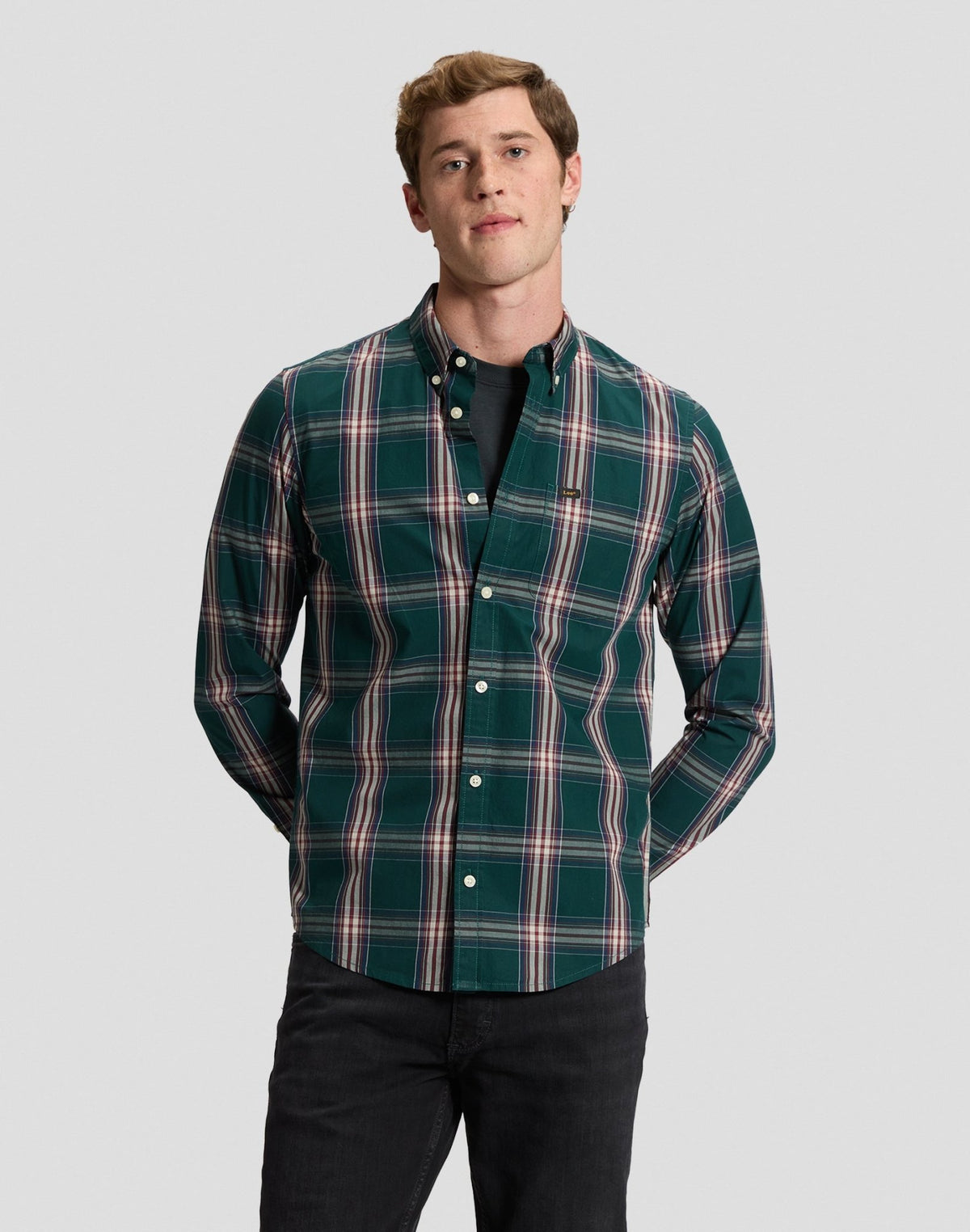 Hemd Lee Button Down in Ponderosa Pine - LEE Schweiz